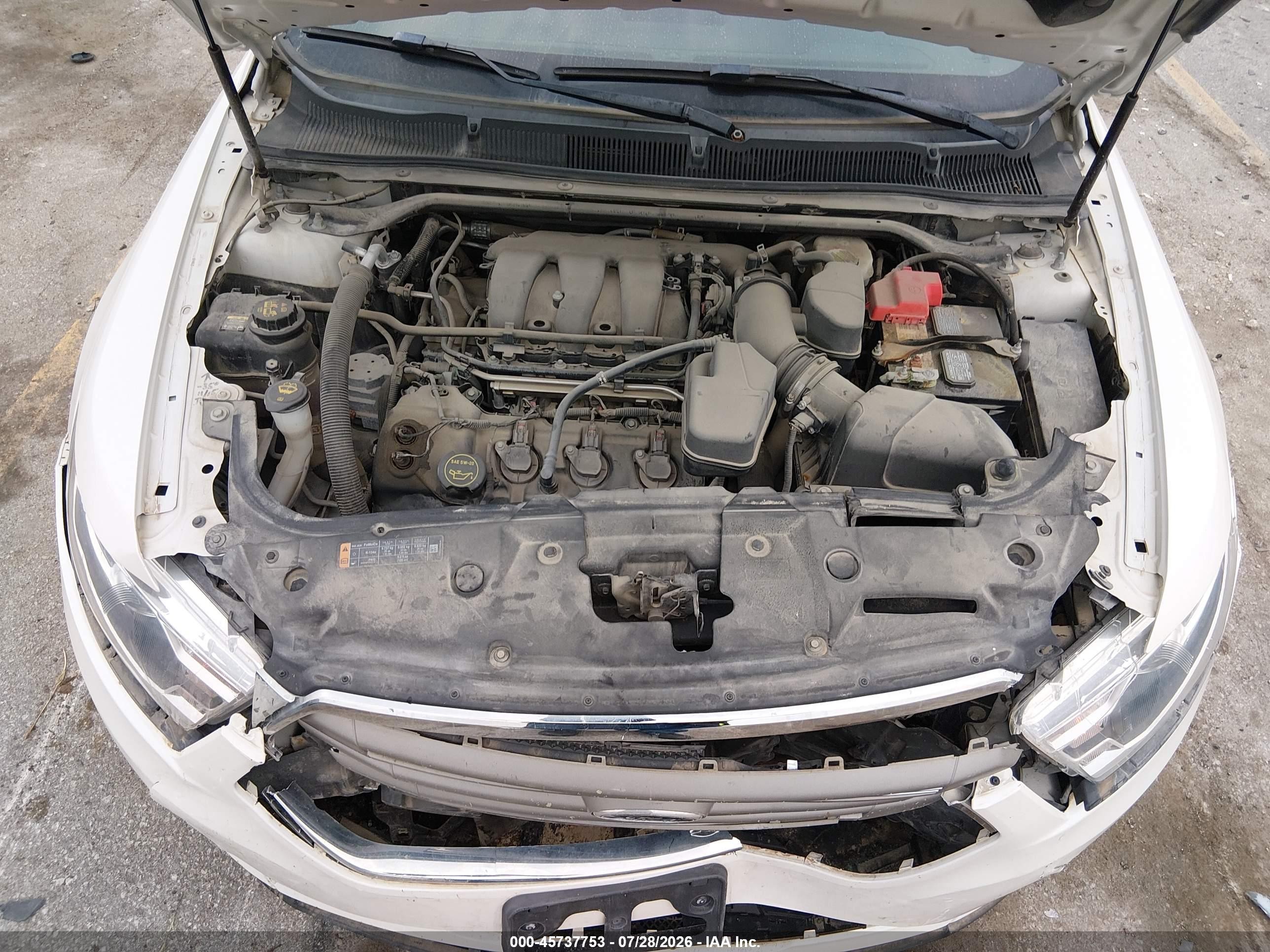 2015 Ford Taurus Sel White vin: 1FAHP2E86FG203361