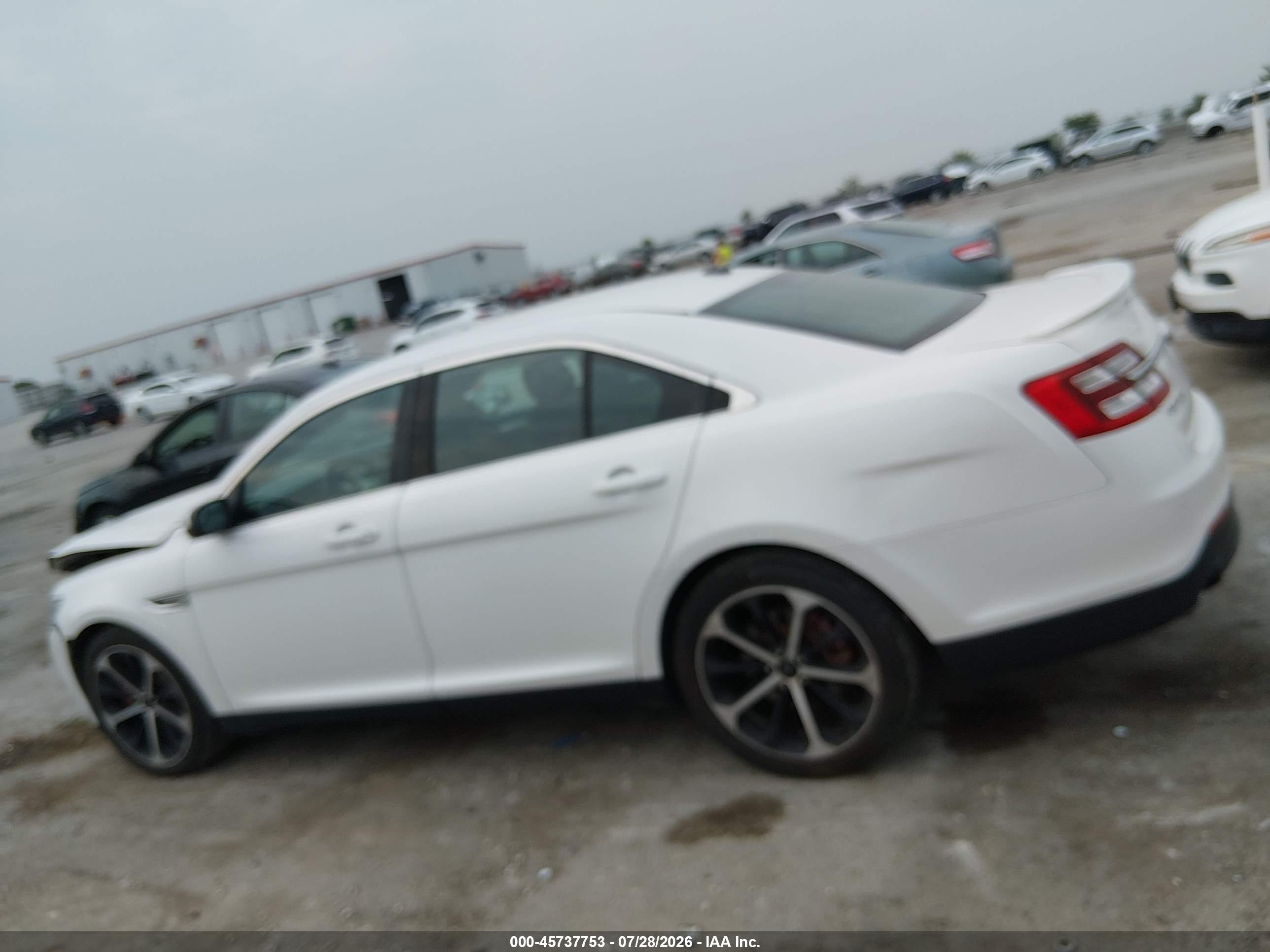 2015 Ford Taurus Sel White vin: 1FAHP2E86FG203361