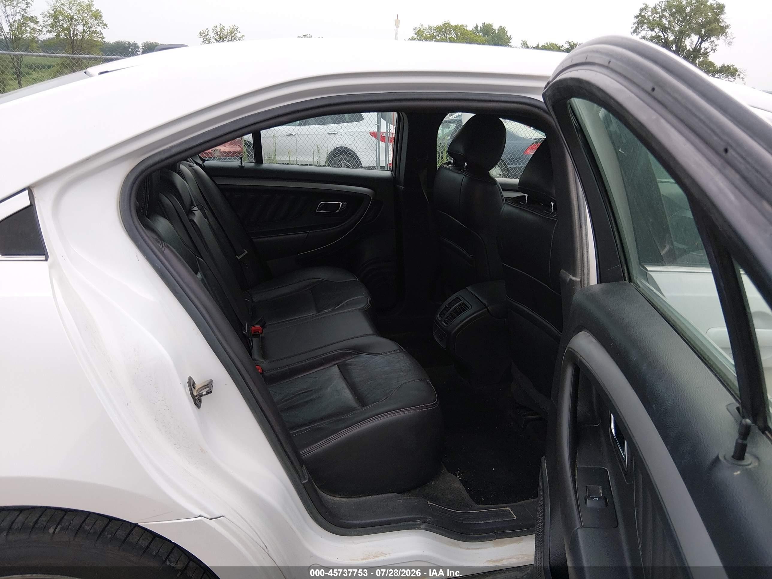 2015 Ford Taurus Sel White vin: 1FAHP2E86FG203361