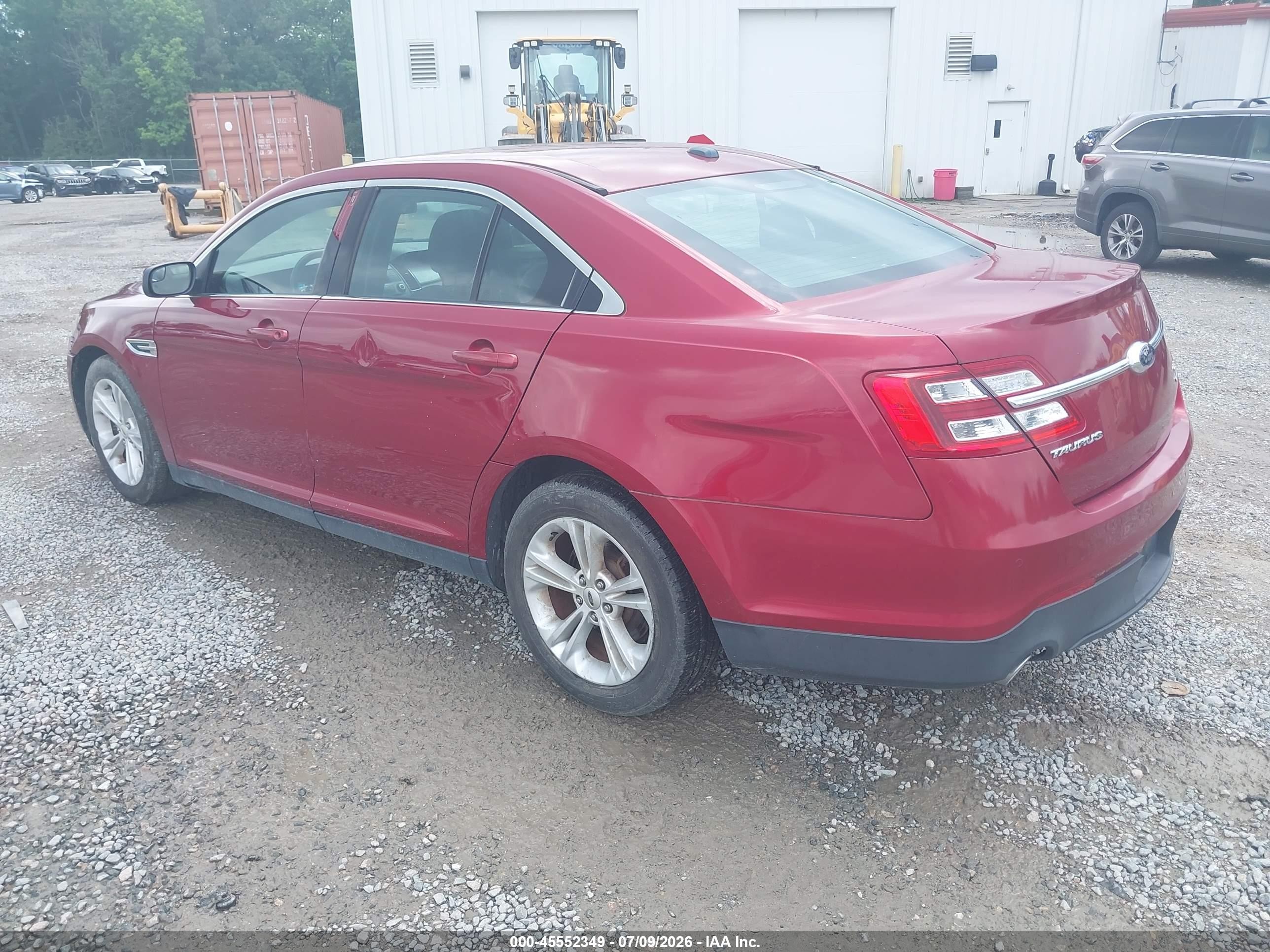 2015 Ford Taurus Sel Red vin: 1FAHP2E86FG207040