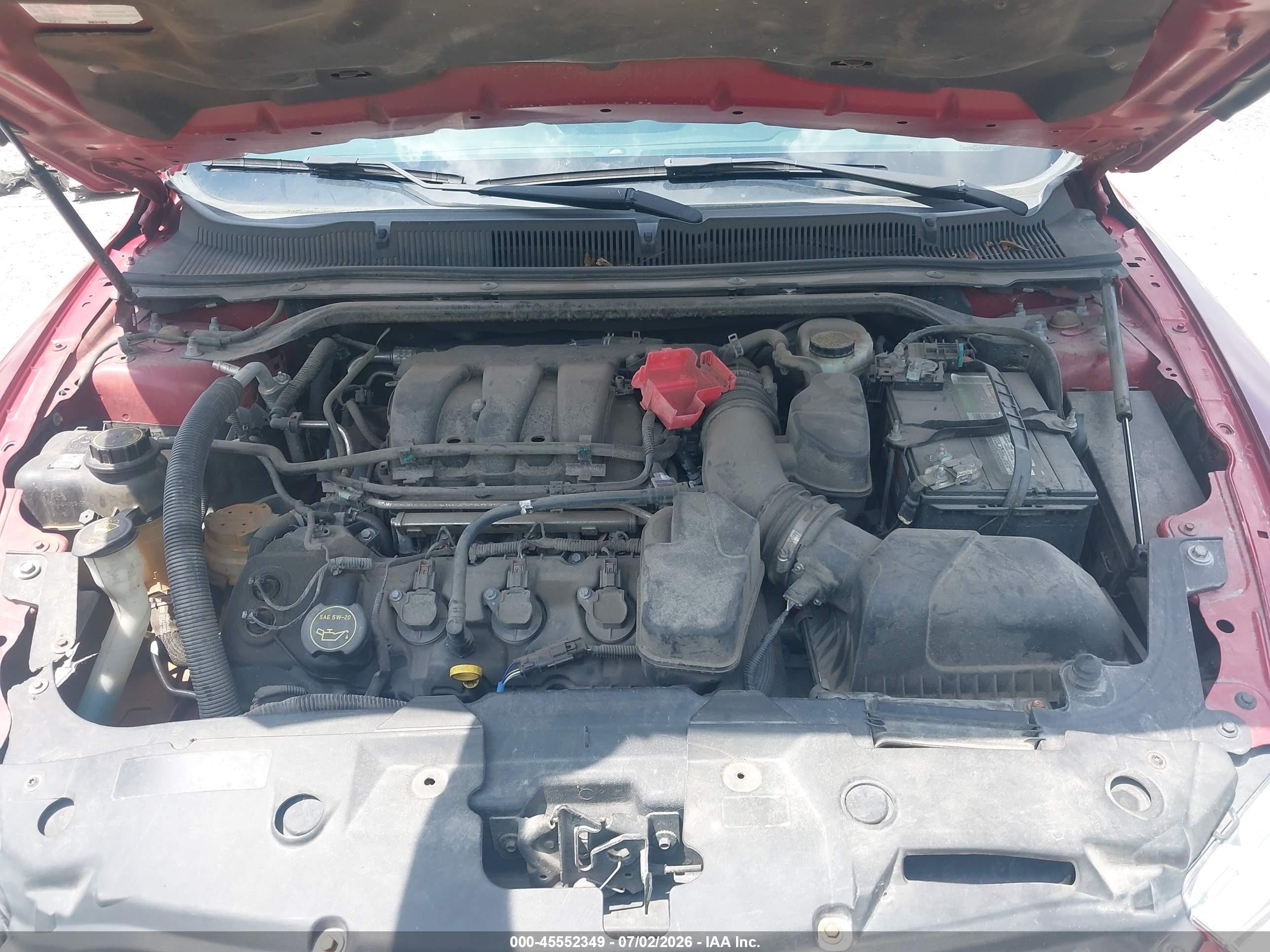 2015 Ford Taurus Sel Red vin: 1FAHP2E86FG207040