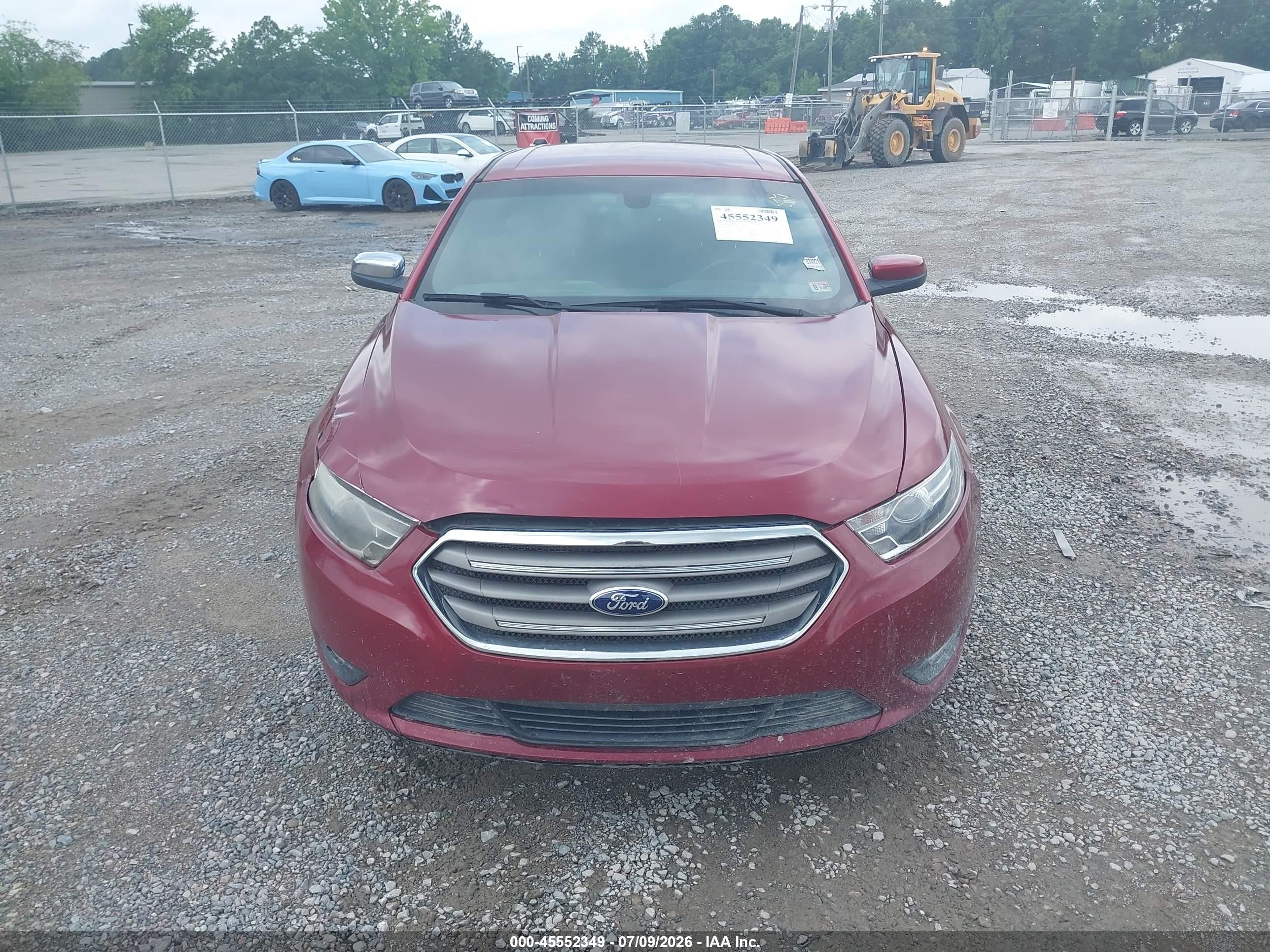2015 Ford Taurus Sel Red vin: 1FAHP2E86FG207040