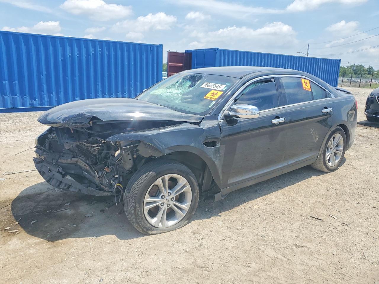 2013 Ford Taurus Sel Black vin: 1FAHP2E87DG118316
