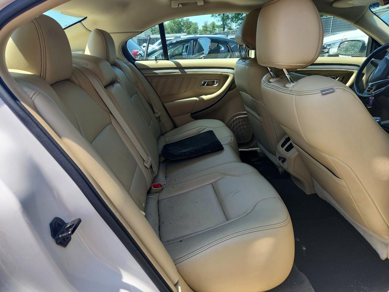2013 Ford Taurus Sel White vin: 1FAHP2E87DG133317
