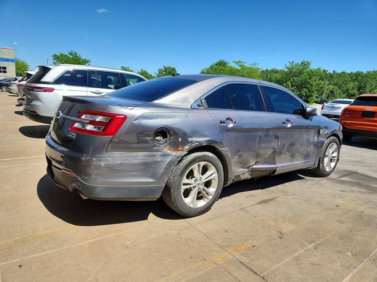 2013 Ford Taurus Sel Gray vin: 1FAHP2E87DG166771