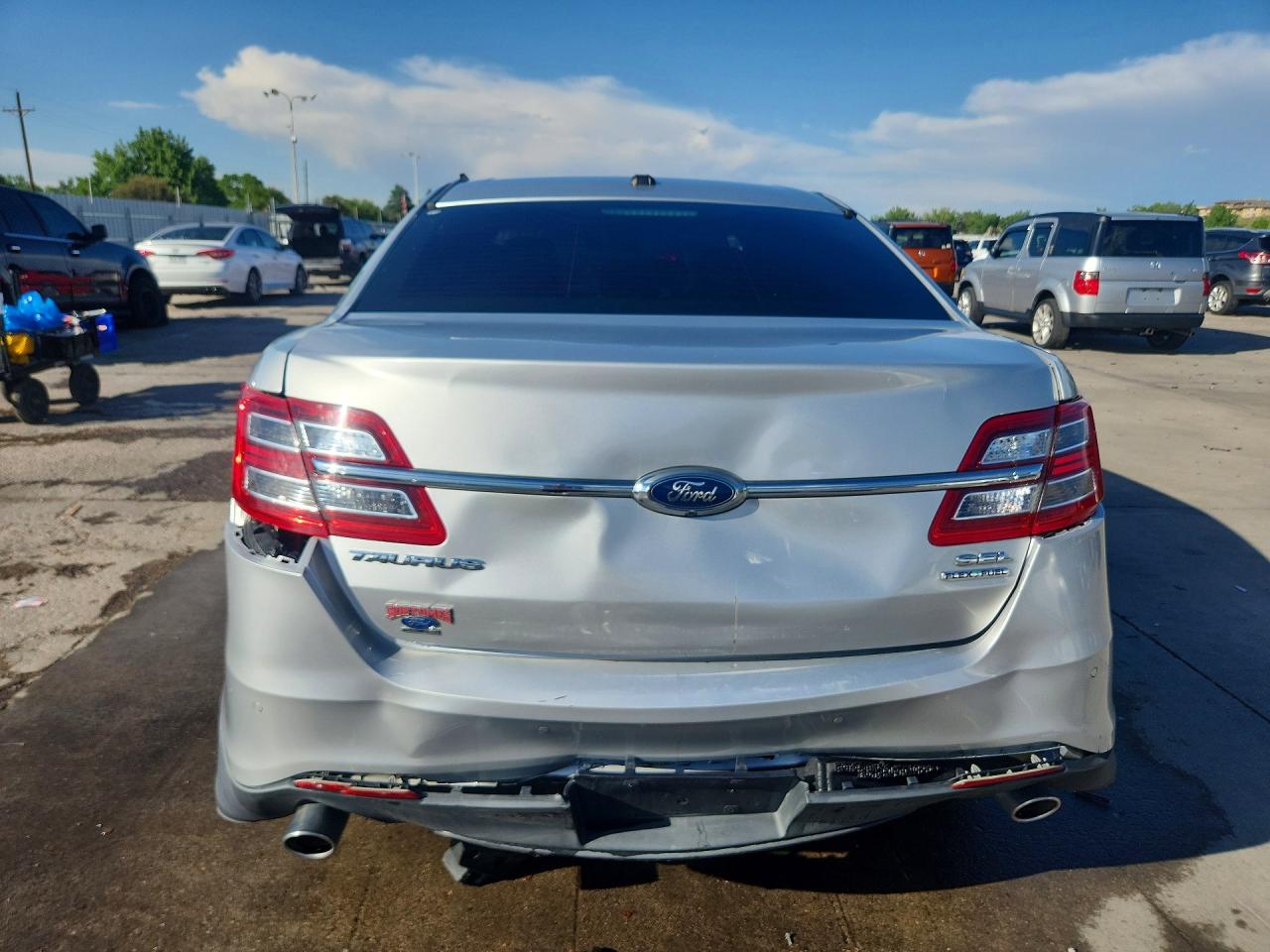2013 Ford Taurus Sel Silver vin: 1FAHP2E87DG190813