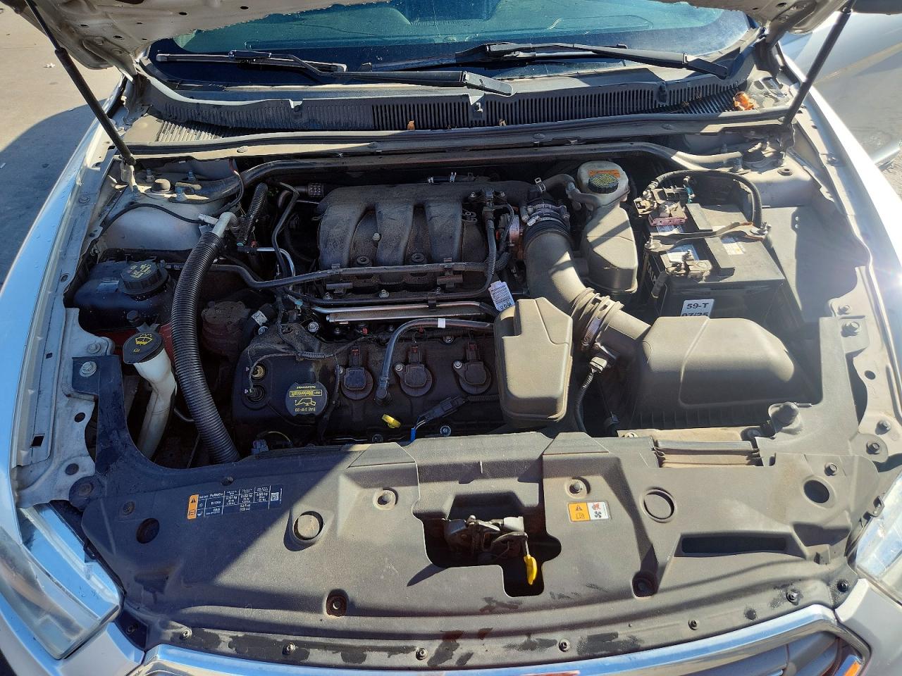 2013 Ford Taurus Sel Silver vin: 1FAHP2E87DG190813