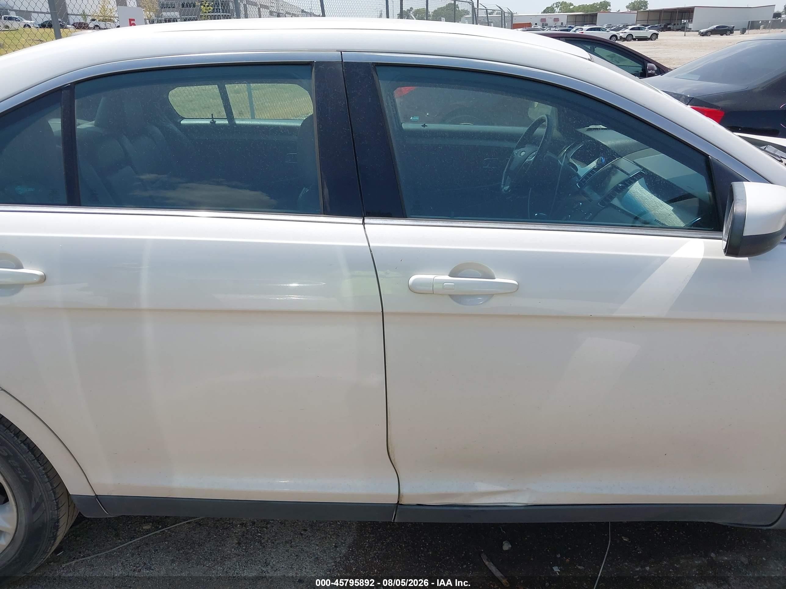 2015 Ford Taurus Sel White vin: 1FAHP2E87FG160911
