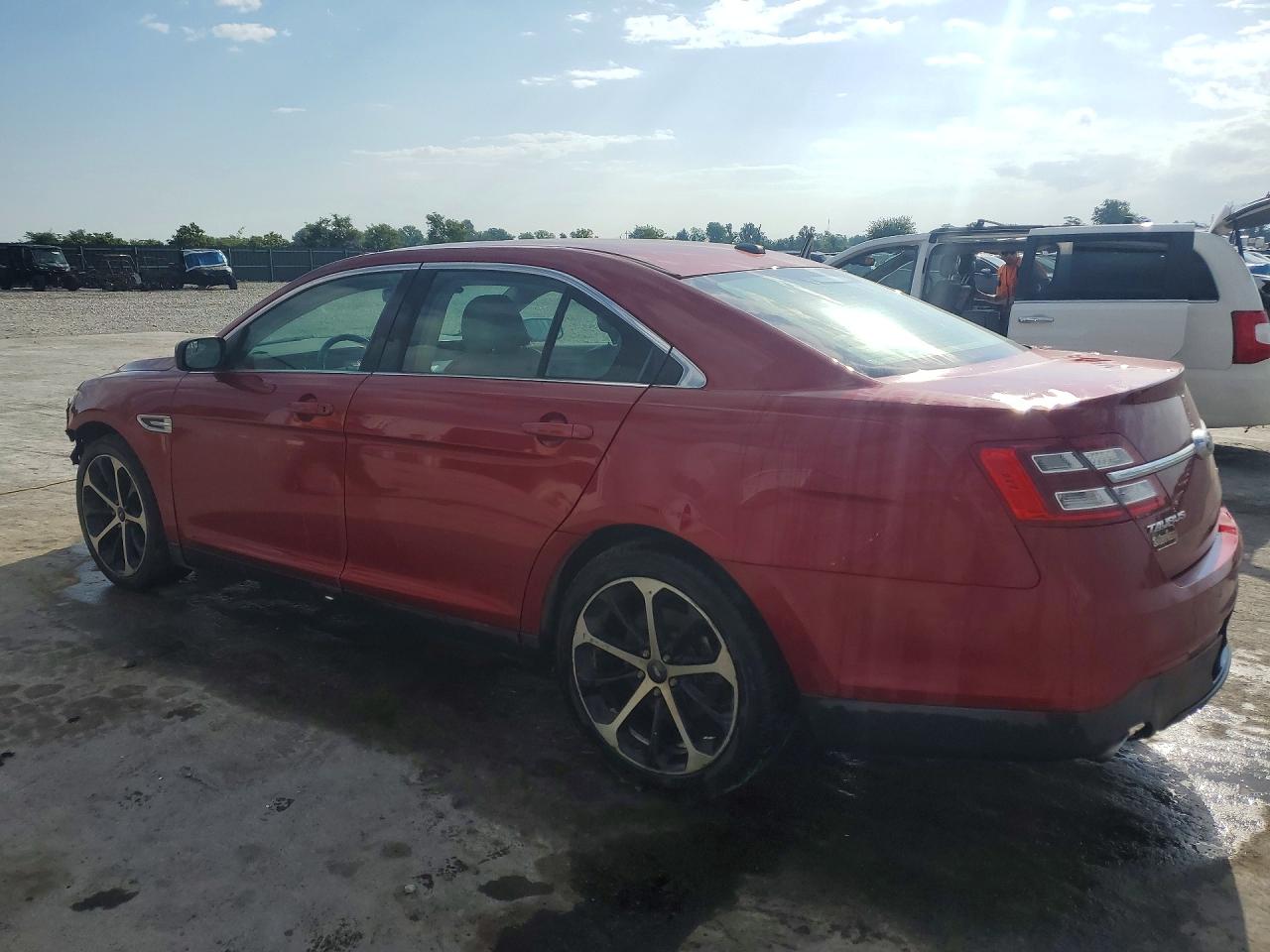 2015 Ford Taurus Sel Maroon vin: 1FAHP2E87FG169348