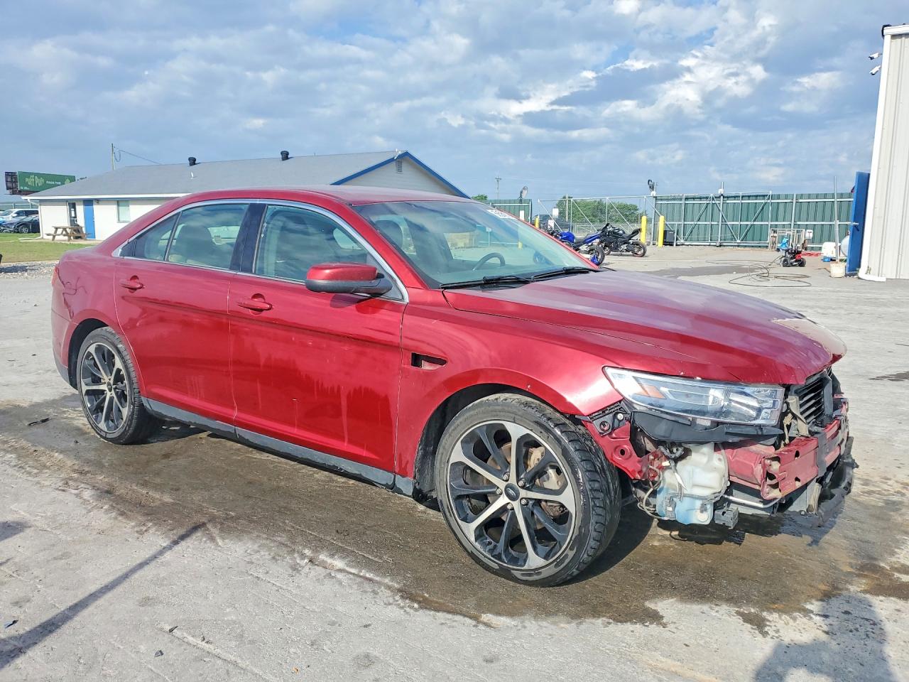 2015 Ford Taurus Sel Maroon vin: 1FAHP2E87FG169348