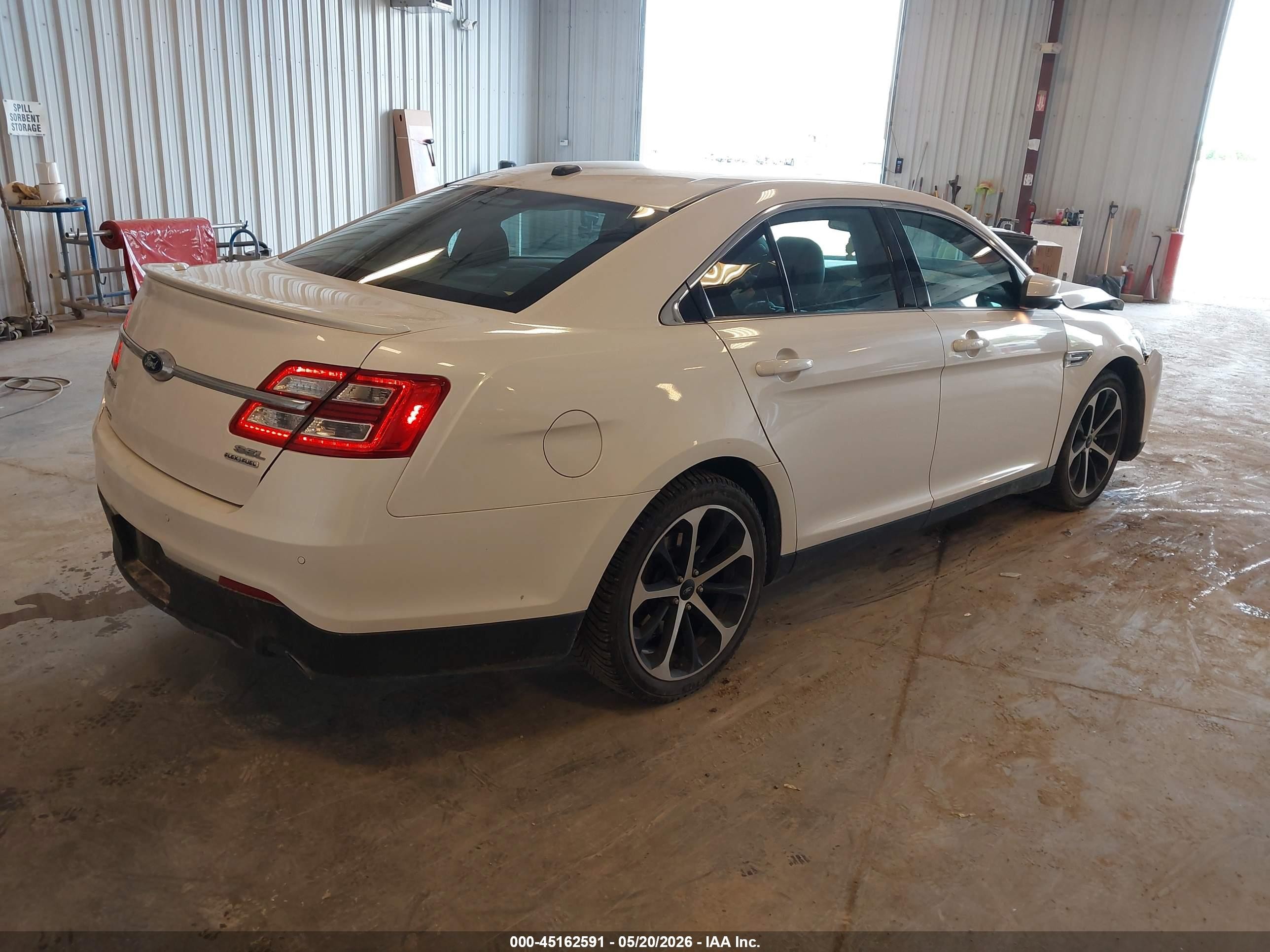 2015 Ford Taurus Sel White vin: 1FAHP2E87FG169687