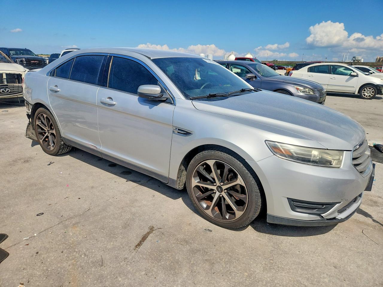 2015 Ford Taurus Sel Silver vin: 1FAHP2E87FG174887
