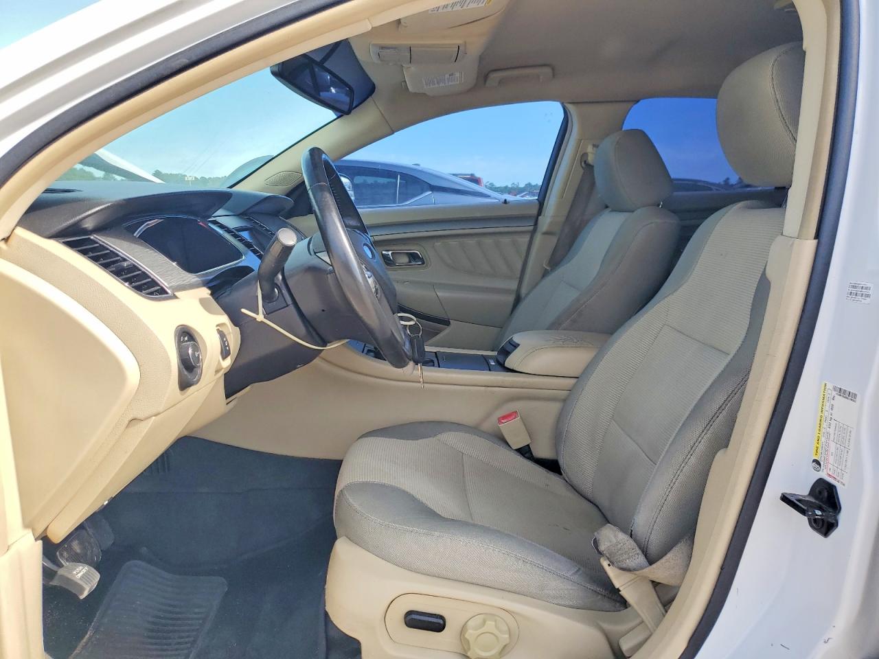 2013 Ford Taurus Sel Белый vin: 1FAHP2E88DG109303