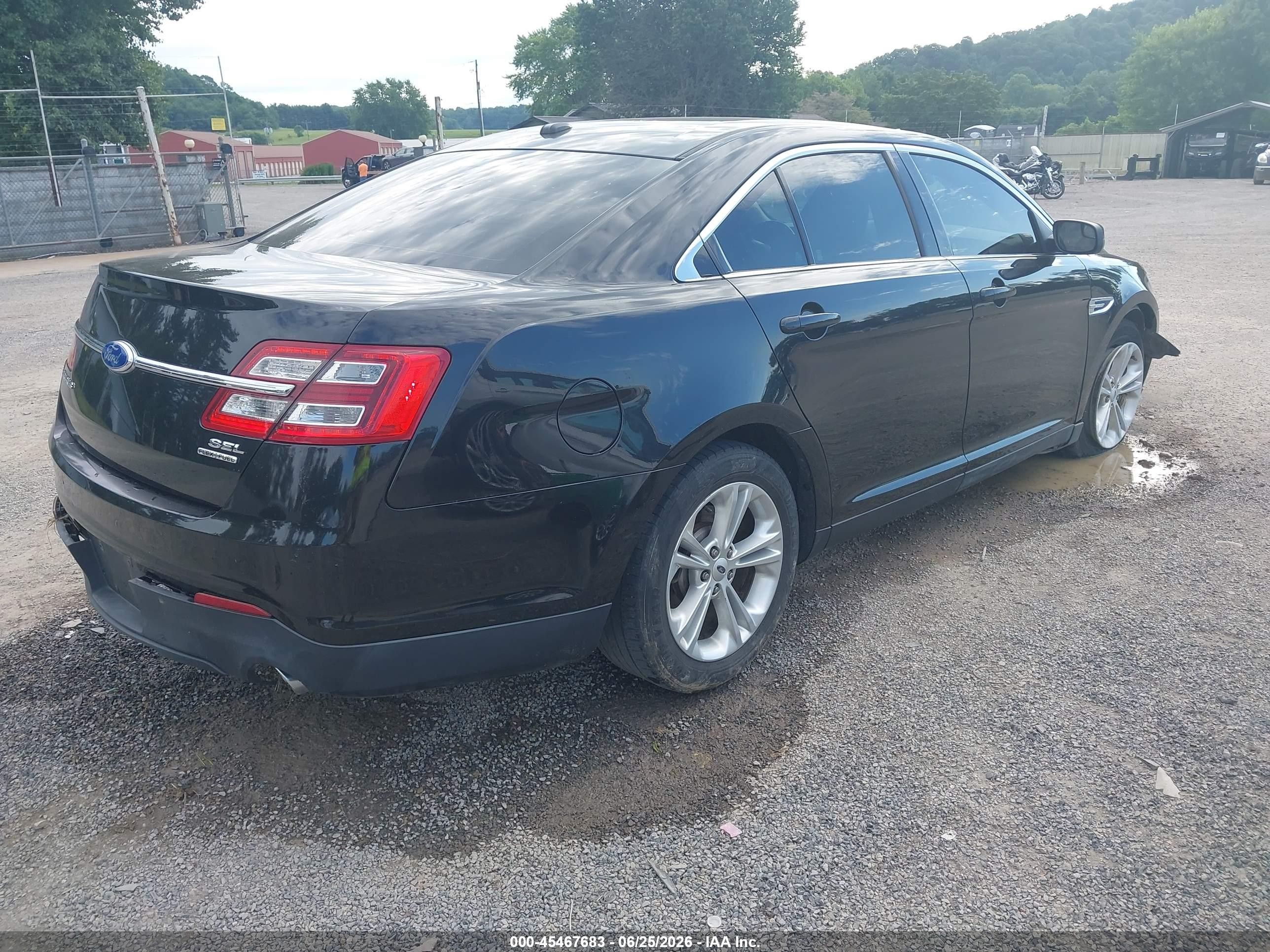 2013 Ford Taurus Sel Black vin: 1FAHP2E88DG140275