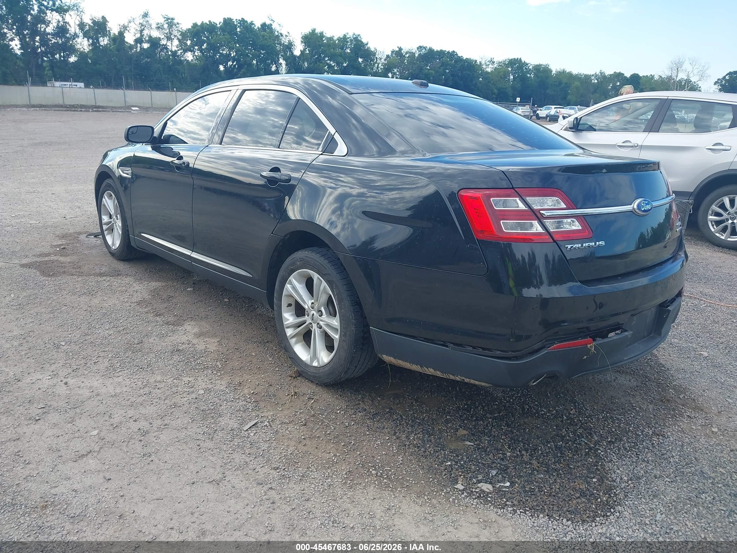 2013 Ford Taurus Sel Black vin: 1FAHP2E88DG140275