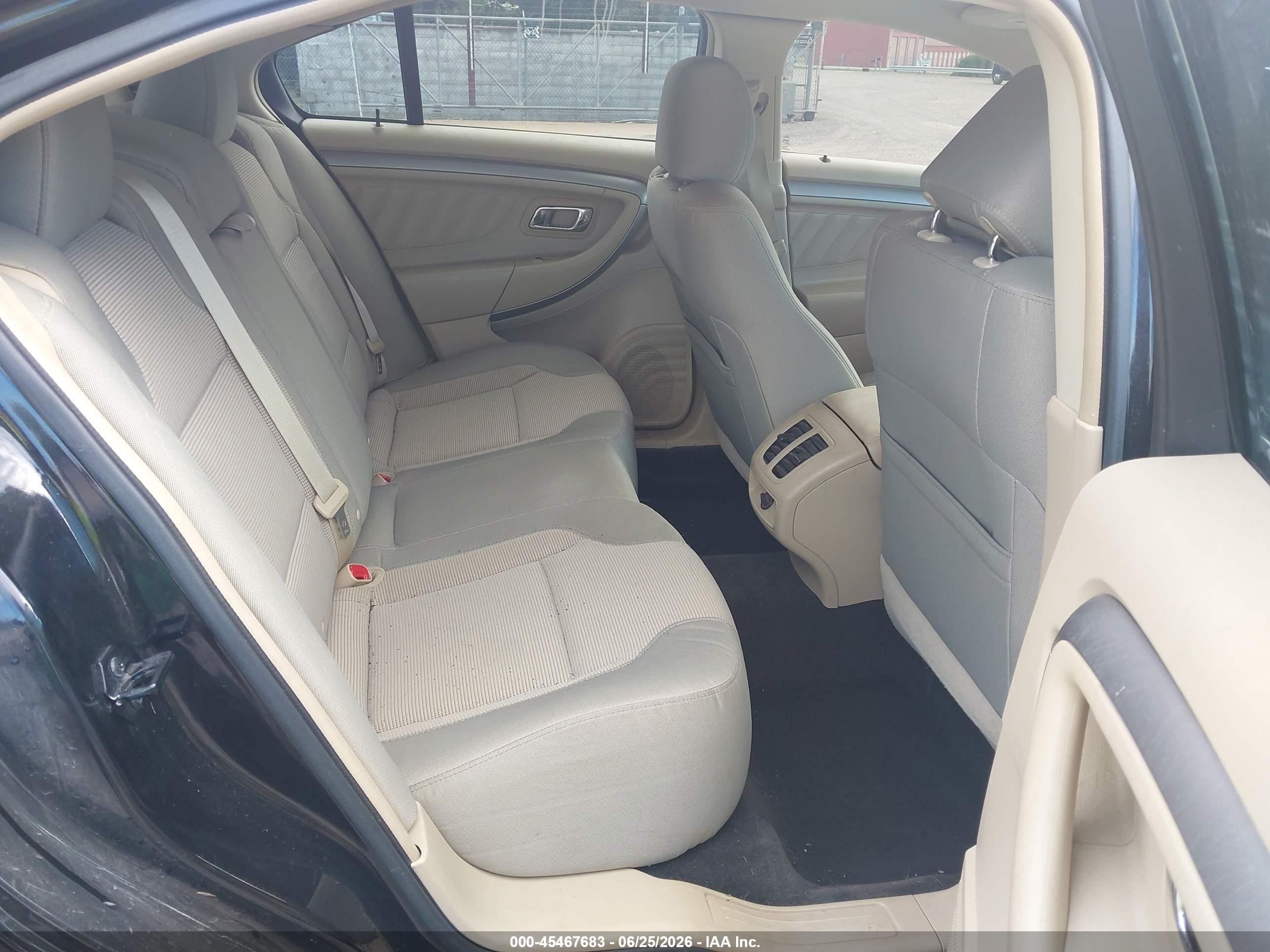 2013 Ford Taurus Sel Black vin: 1FAHP2E88DG140275