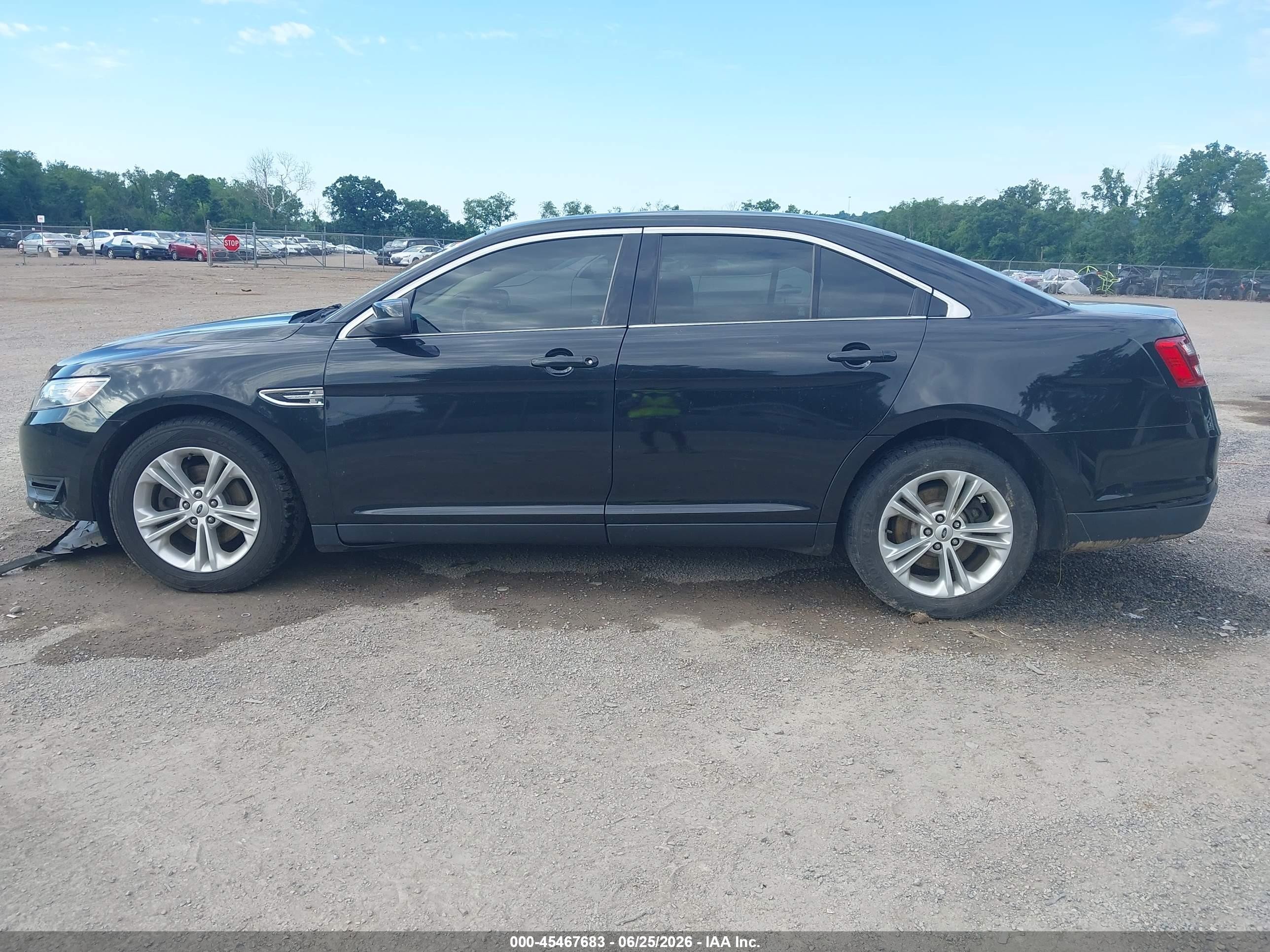 2013 Ford Taurus Sel Black vin: 1FAHP2E88DG140275