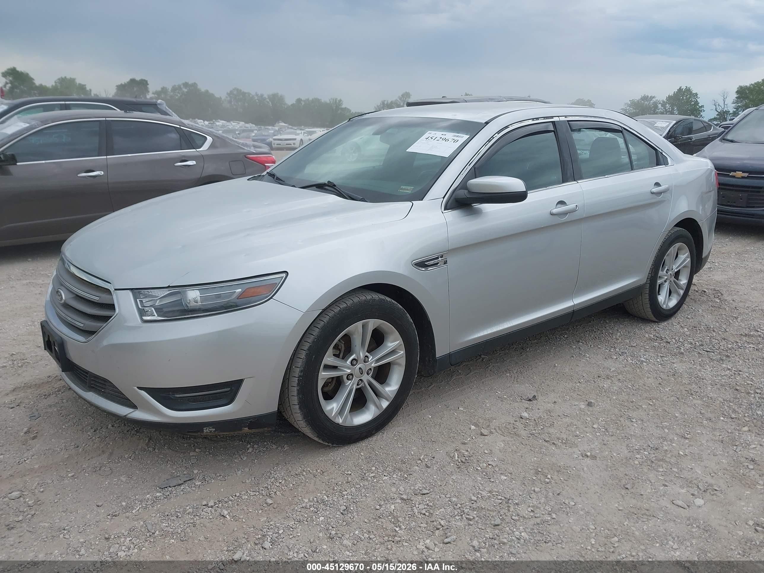 2013 Ford Taurus Sel Silver vin: 1FAHP2E88DG164625