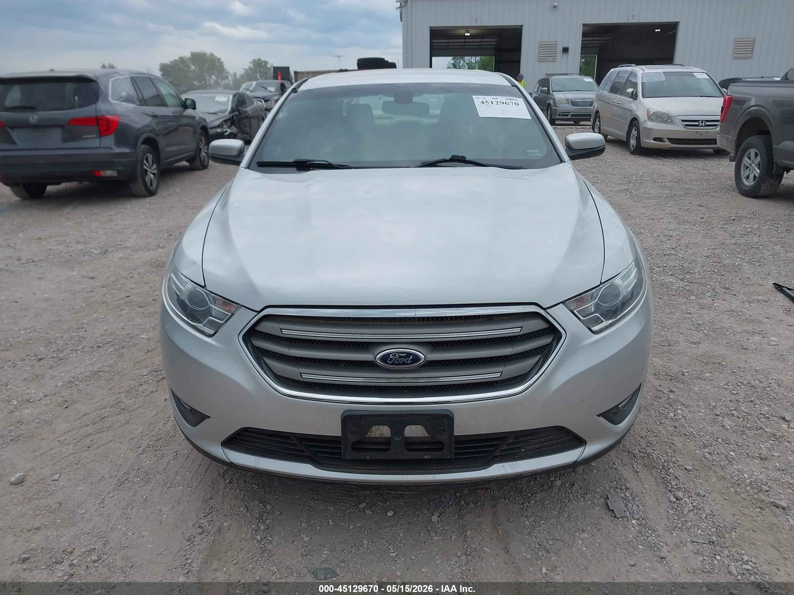 2013 Ford Taurus Sel Silver vin: 1FAHP2E88DG164625