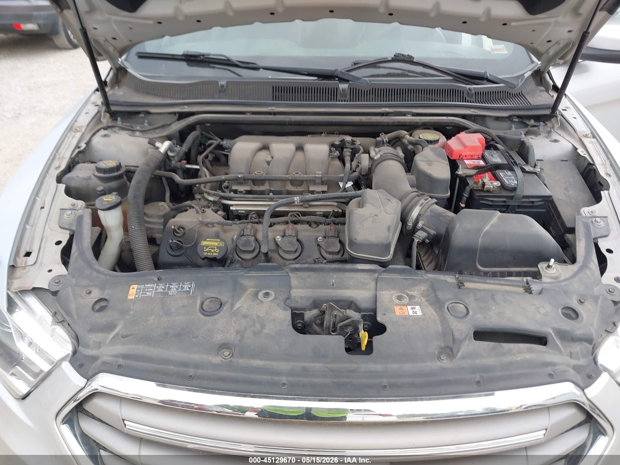 2013 Ford Taurus Sel Silver vin: 1FAHP2E88DG164625