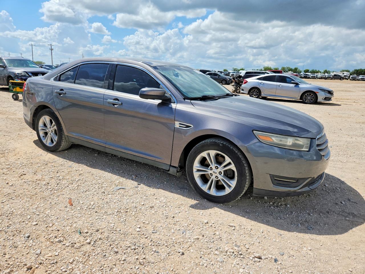 2013 Ford Taurus Sel Gray vin: 1FAHP2E88DG171008