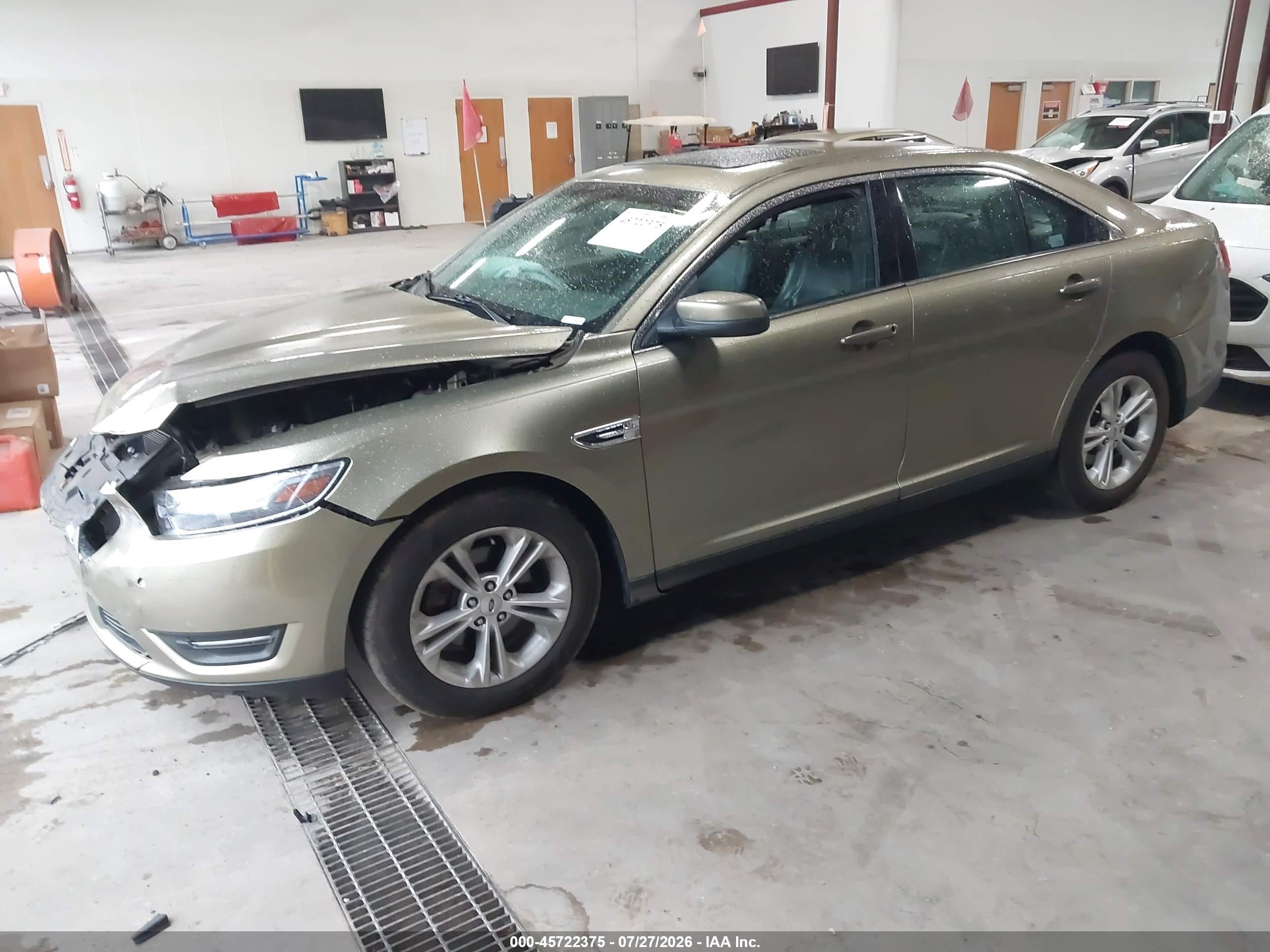 2013 Ford Taurus Sel Green vin: 1FAHP2E88DG177245