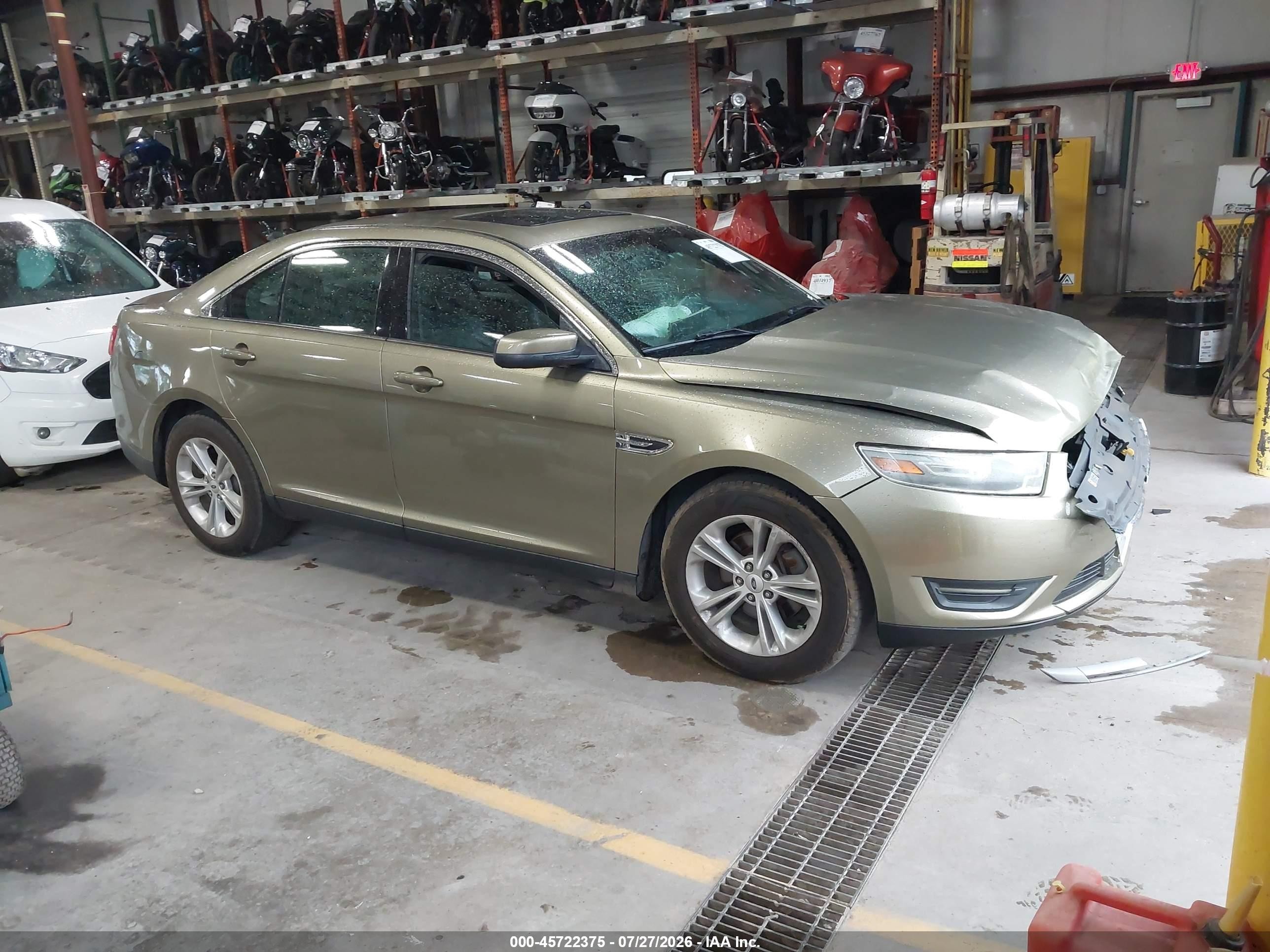 2013 Ford Taurus Sel Green vin: 1FAHP2E88DG177245