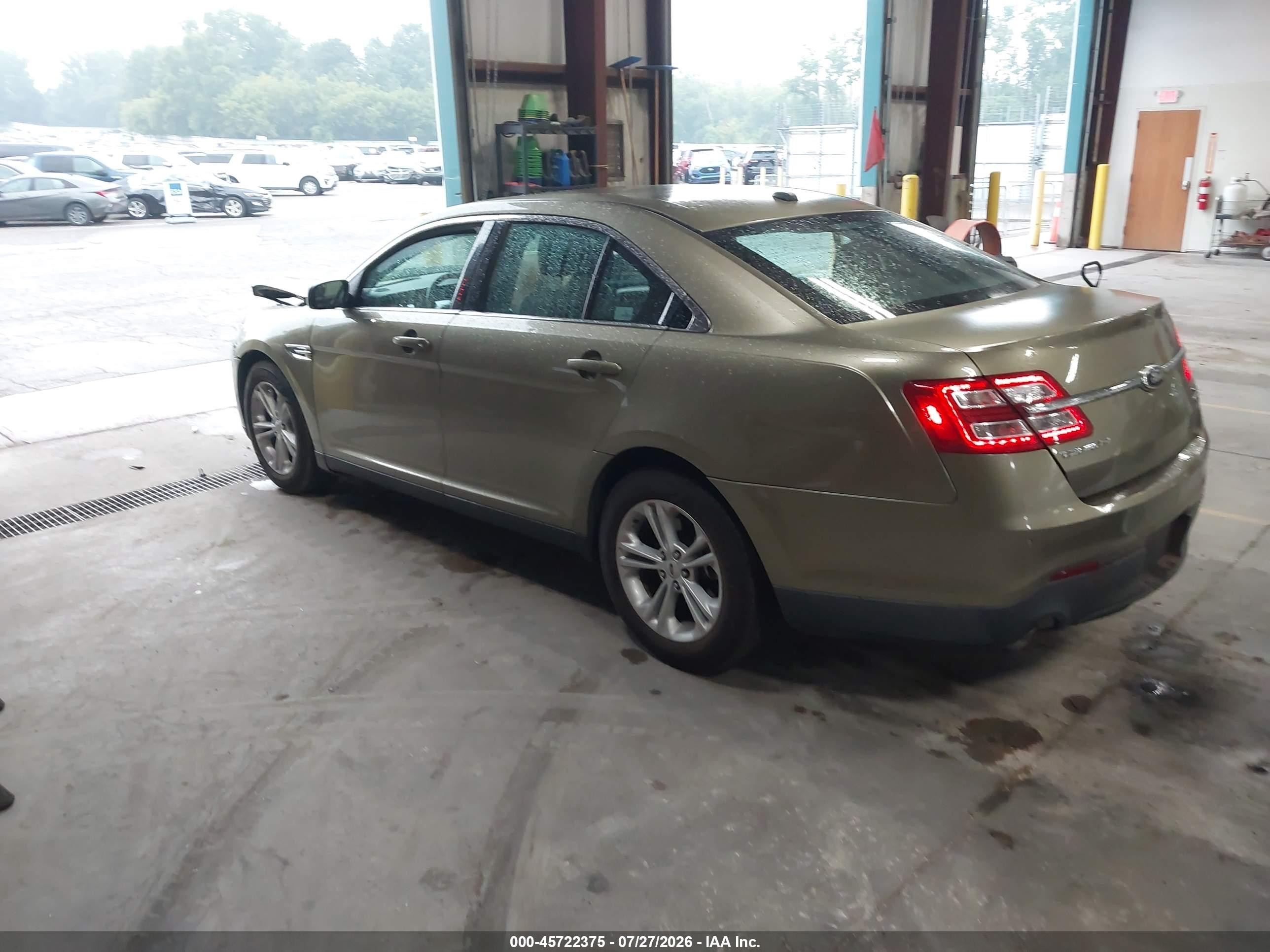 2013 Ford Taurus Sel Green vin: 1FAHP2E88DG177245