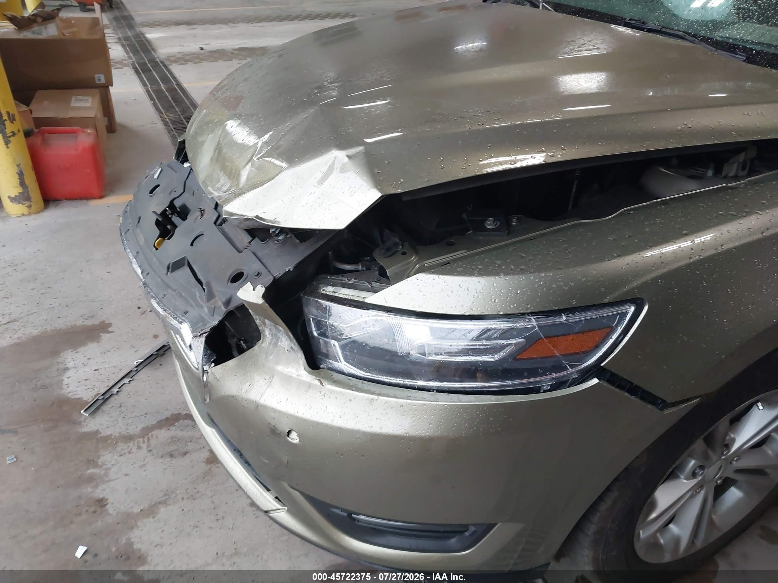 2013 Ford Taurus Sel Green vin: 1FAHP2E88DG177245
