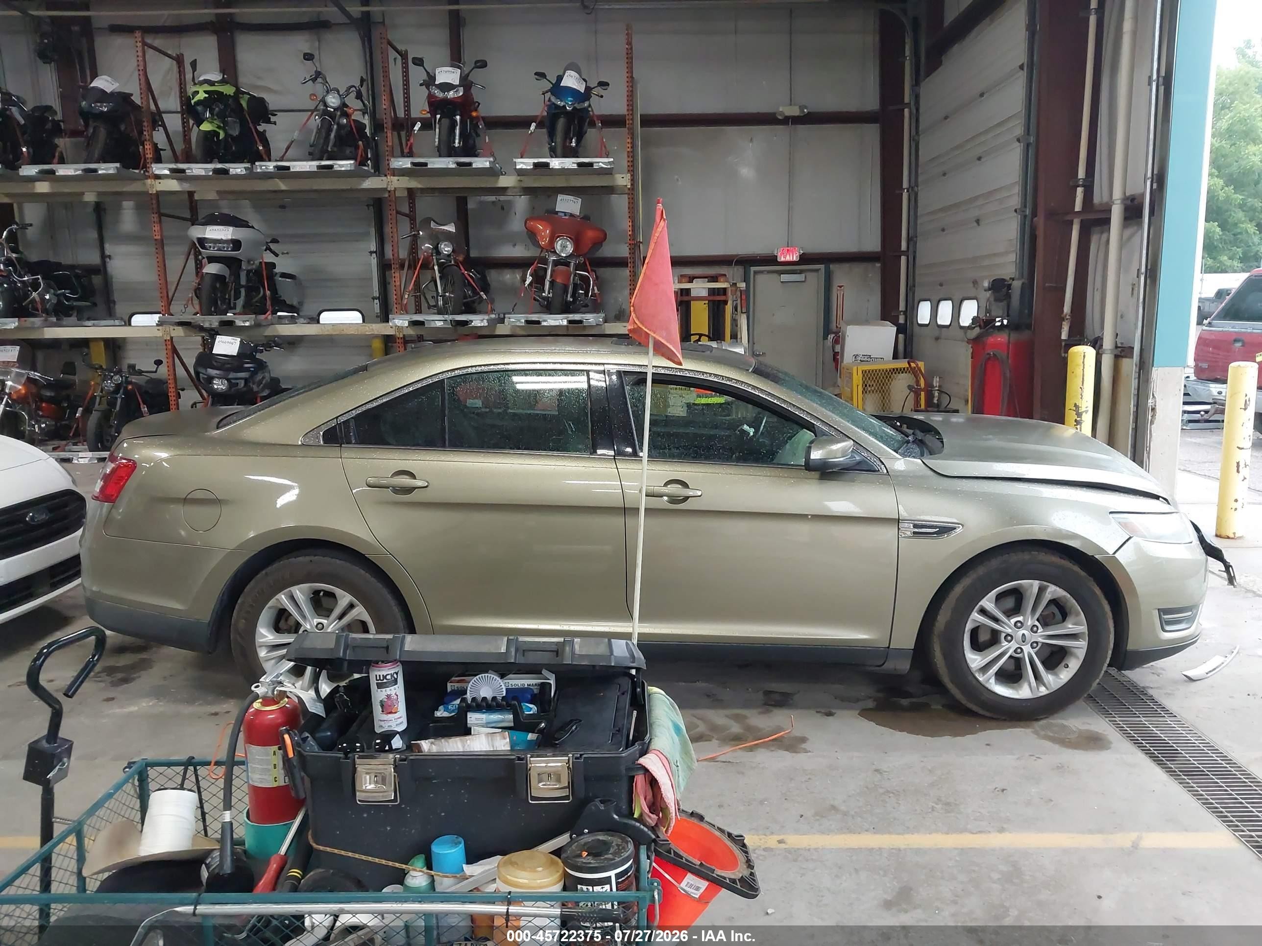 2013 Ford Taurus Sel Green vin: 1FAHP2E88DG177245