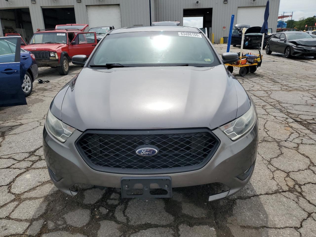 2013 Ford Taurus Sel Gray vin: 1FAHP2E88DG183448