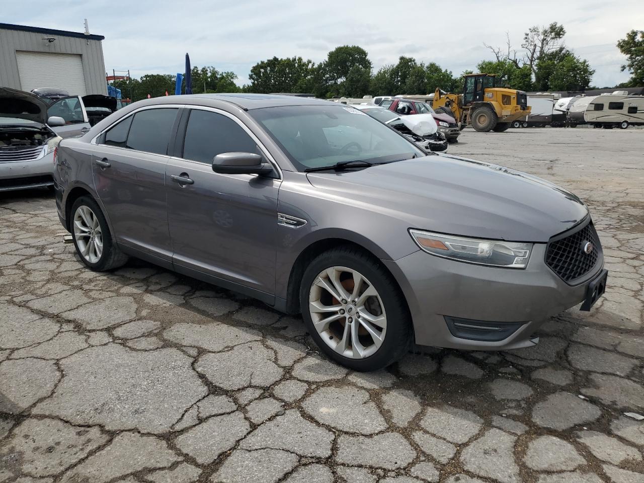 2013 Ford Taurus Sel Gray vin: 1FAHP2E88DG183448