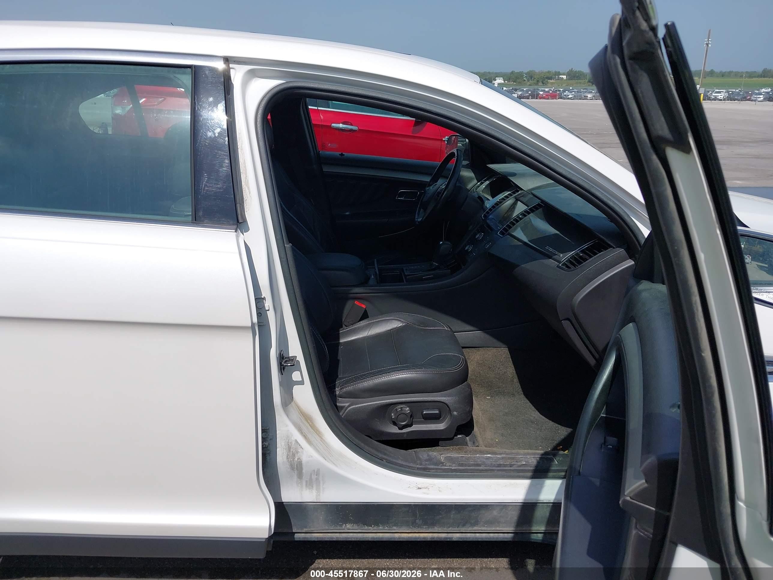 2014 Ford Taurus Sel White vin: 1FAHP2E88EG131478