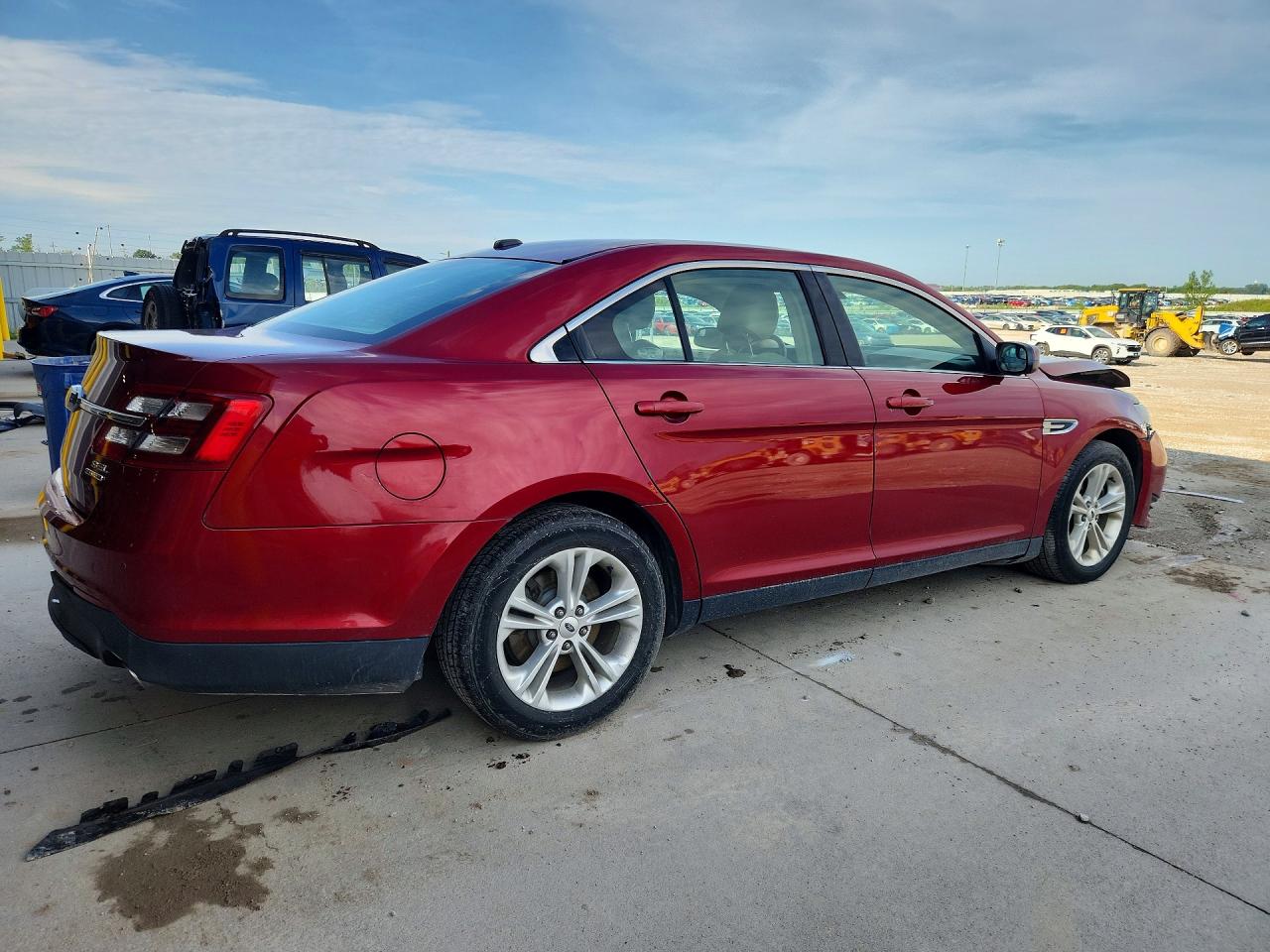 2014 Ford Taurus Sel Burgundy vin: 1FAHP2E88EG148006