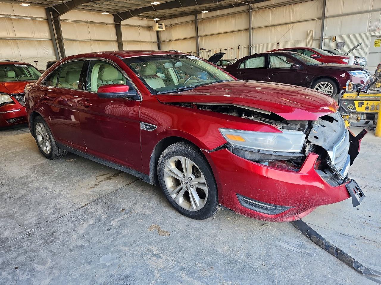 2014 Ford Taurus Sel Burgundy vin: 1FAHP2E88EG148006