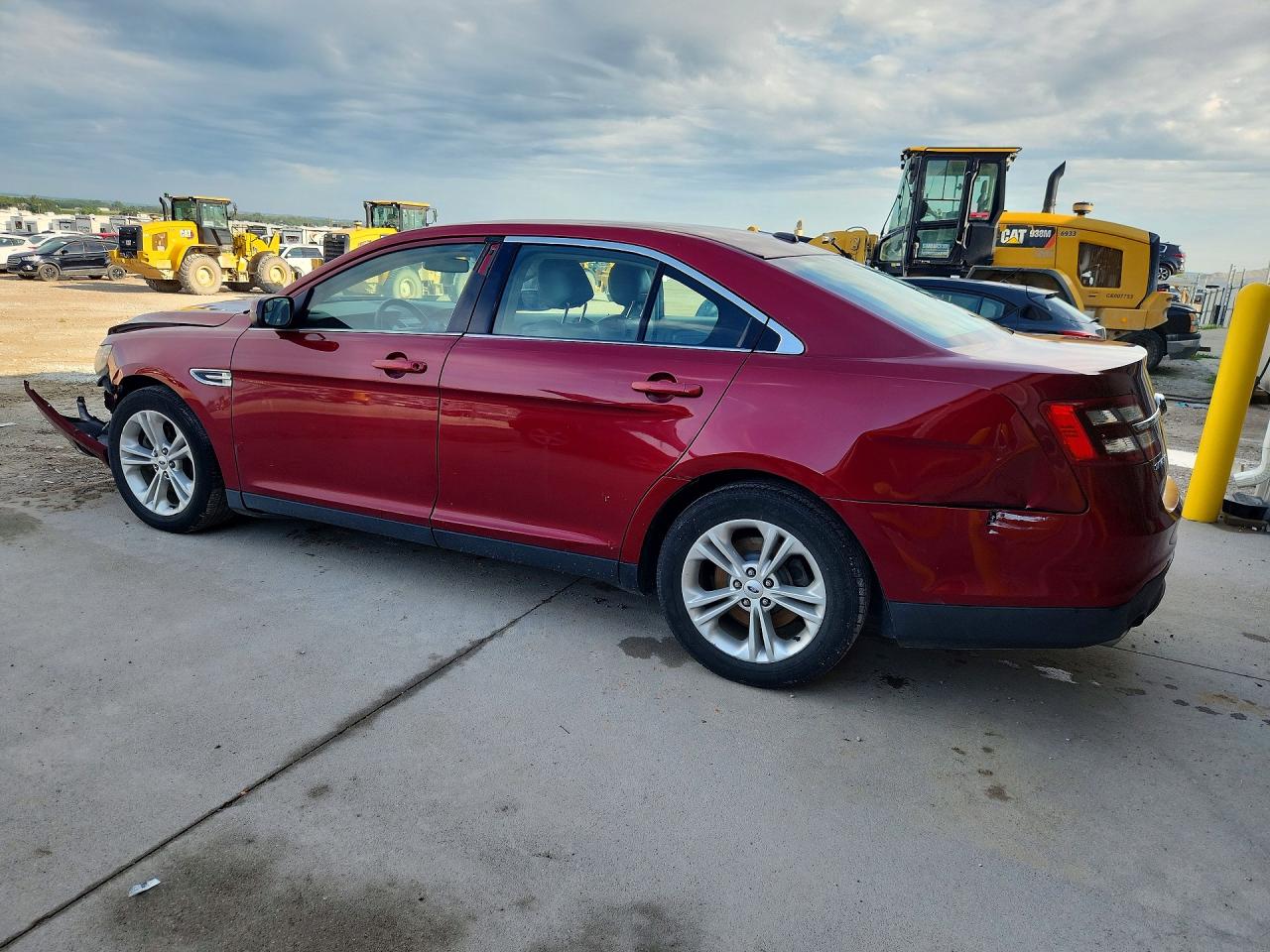 2014 Ford Taurus Sel Burgundy vin: 1FAHP2E88EG148006