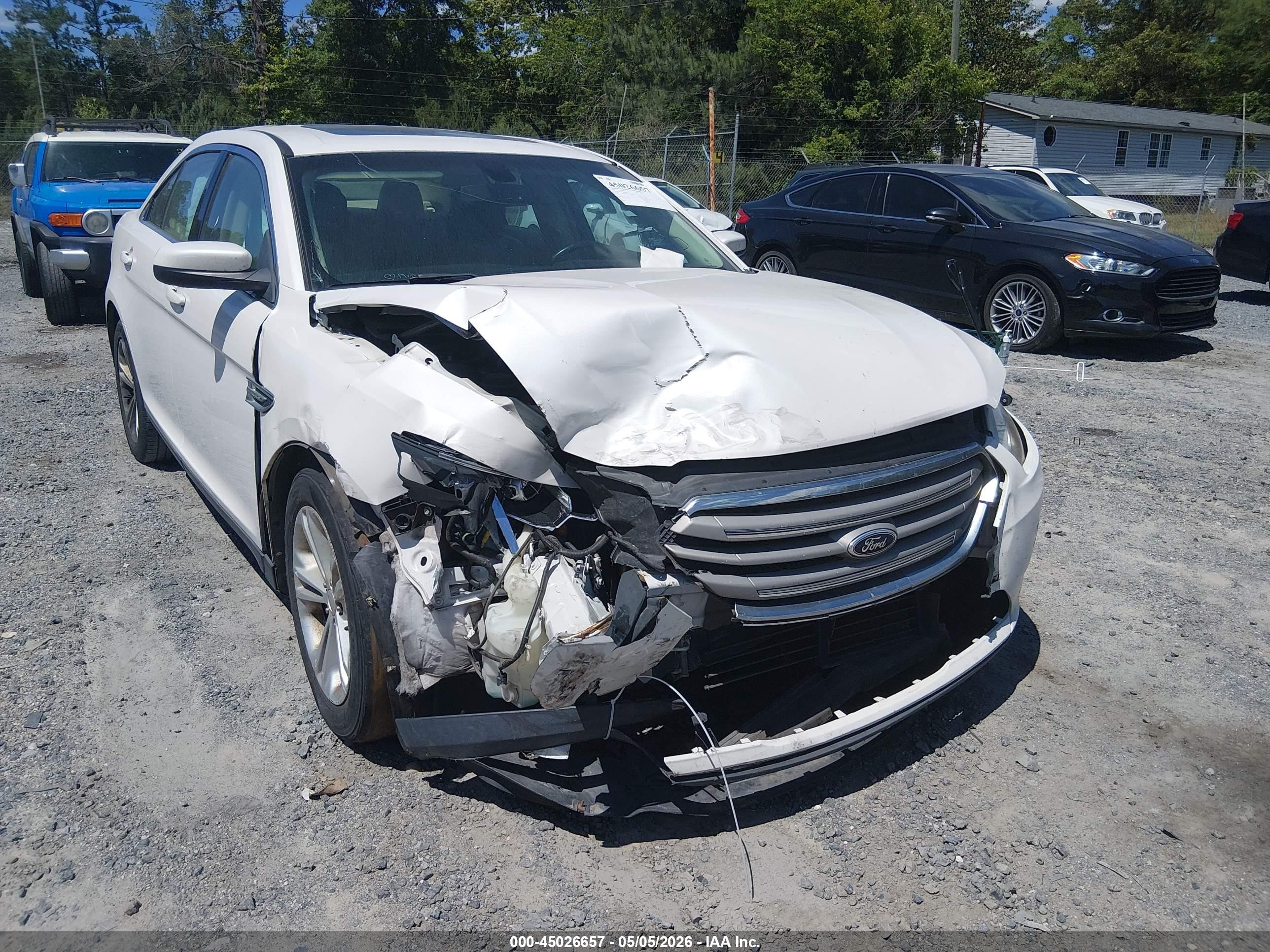 2014 Ford Taurus Sel White vin: 1FAHP2E88EG170863