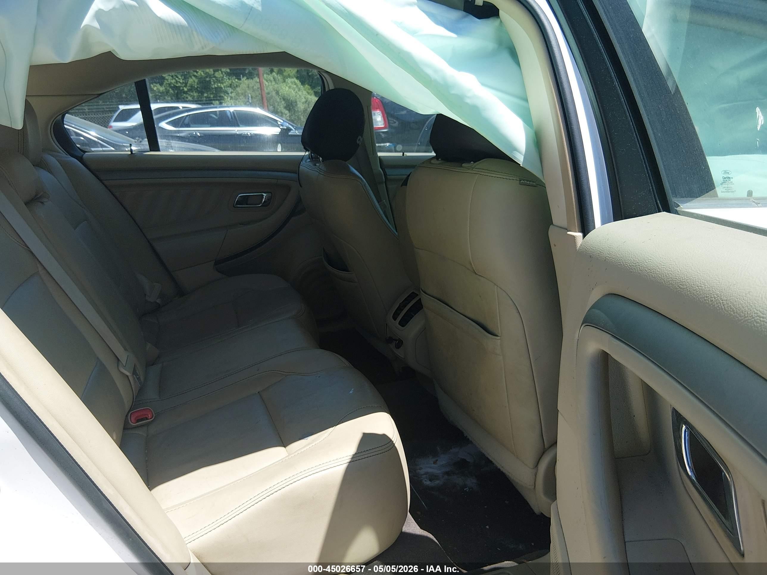 2014 Ford Taurus Sel White vin: 1FAHP2E88EG170863