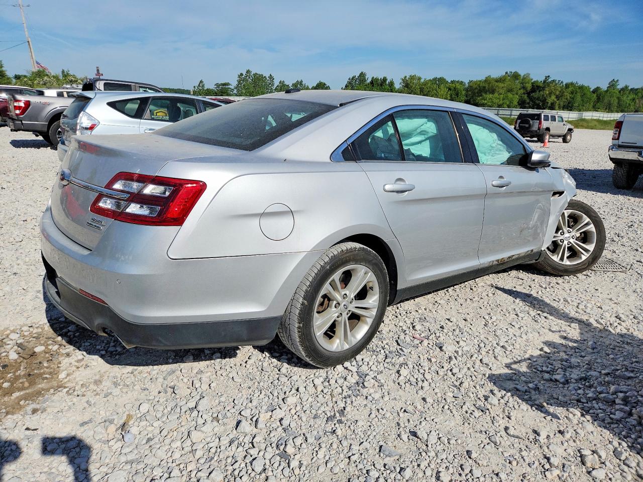 2014 Ford Taurus Sel Silver vin: 1FAHP2E88EG175741