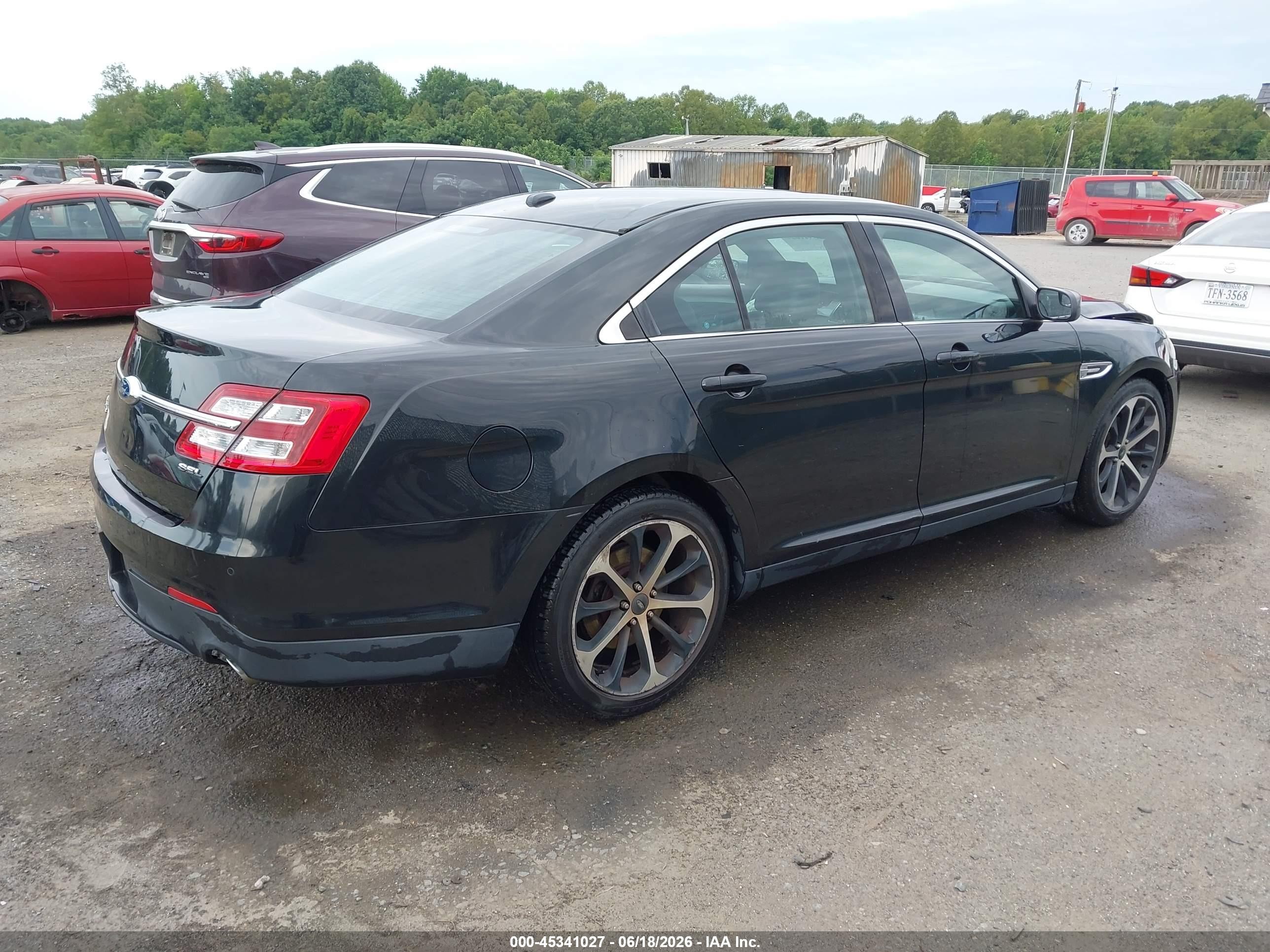 2015 Ford Taurus Sel Black vin: 1FAHP2E88FG176938