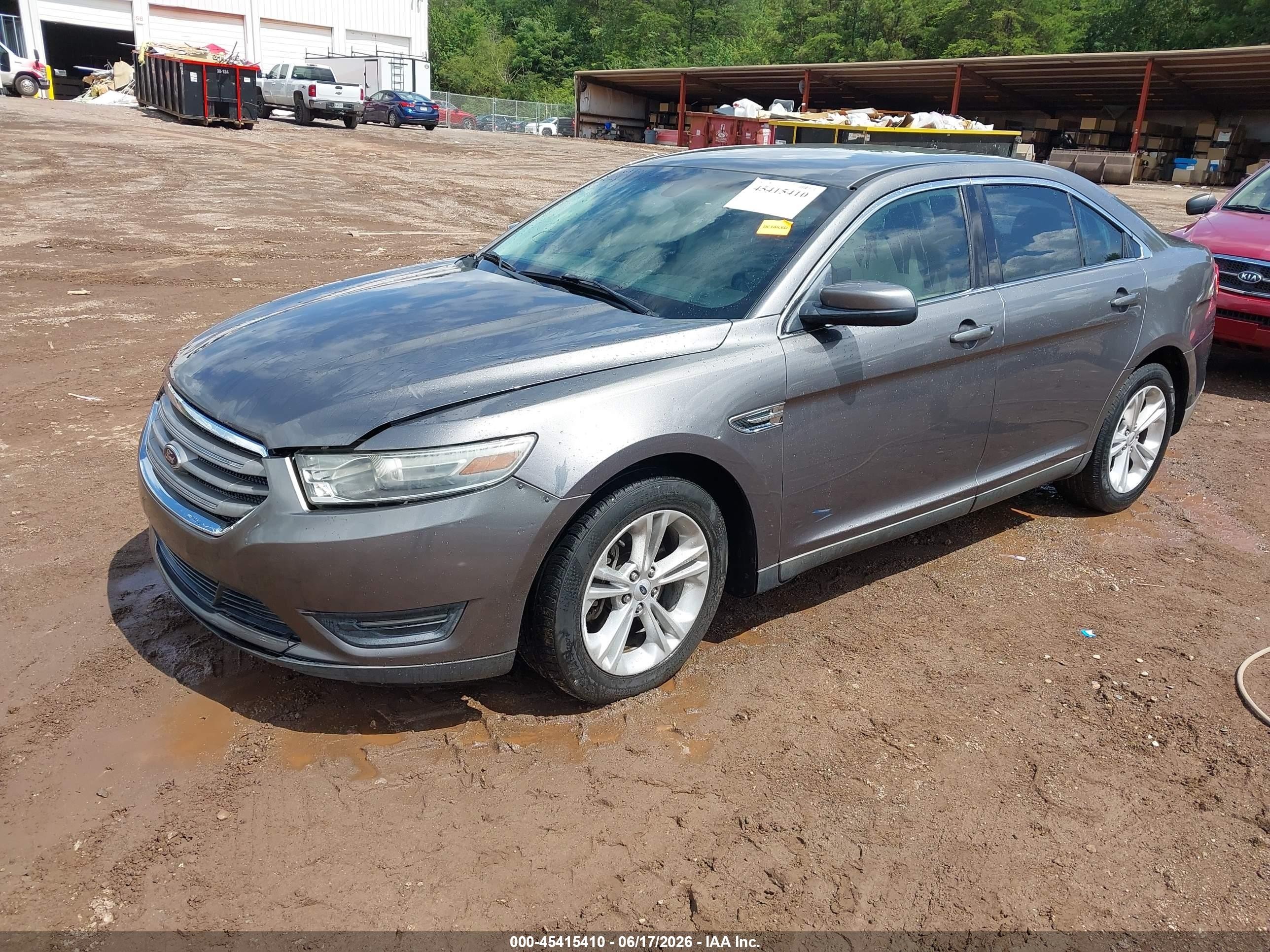 2013 Ford Taurus Sel Gray vin: 1FAHP2E89DG128247