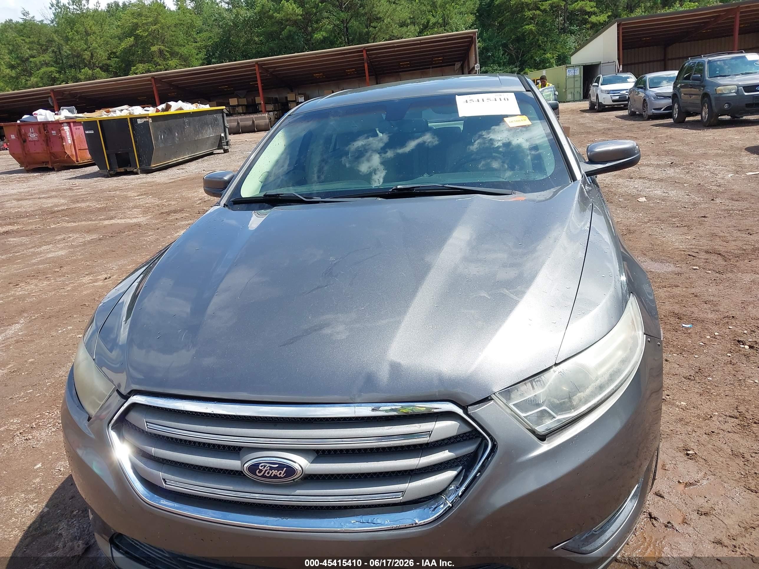 2013 Ford Taurus Sel Gray vin: 1FAHP2E89DG128247