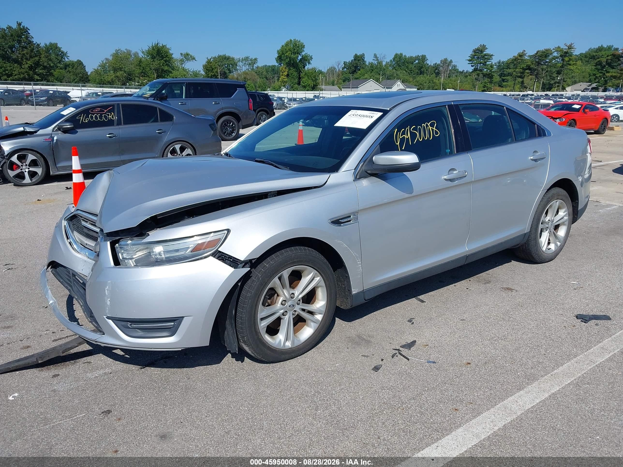 2013 Ford Taurus Sel Gray vin: 1FAHP2E89DG136865