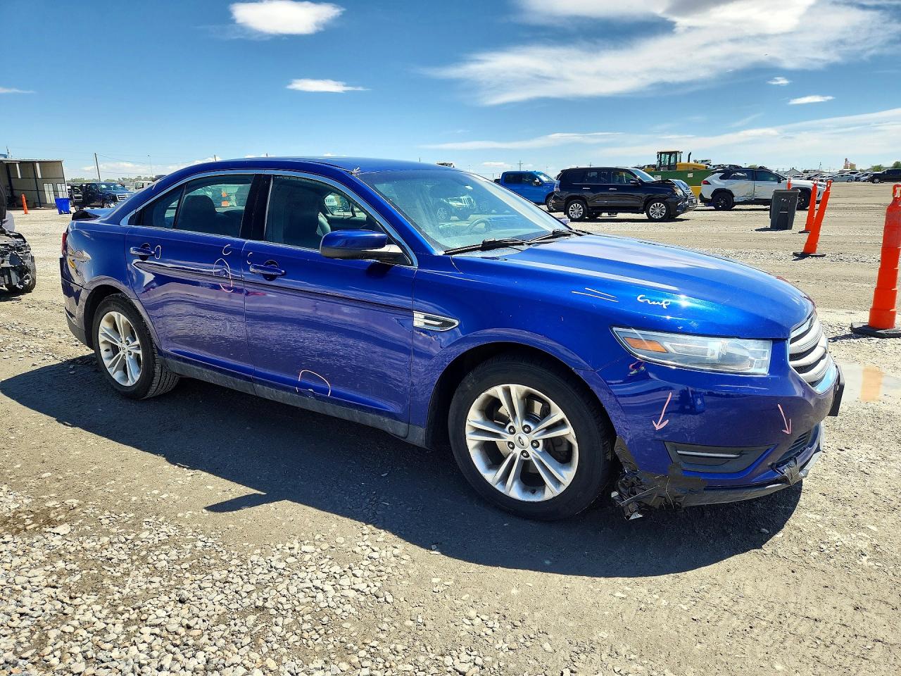 2013 Ford Taurus Sel Blue vin: 1FAHP2E89DG138843
