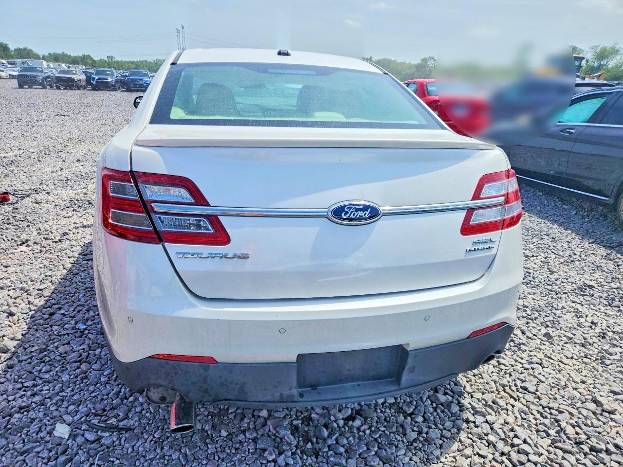 2013 Ford Taurus Sel White vin: 1FAHP2E89DG147672