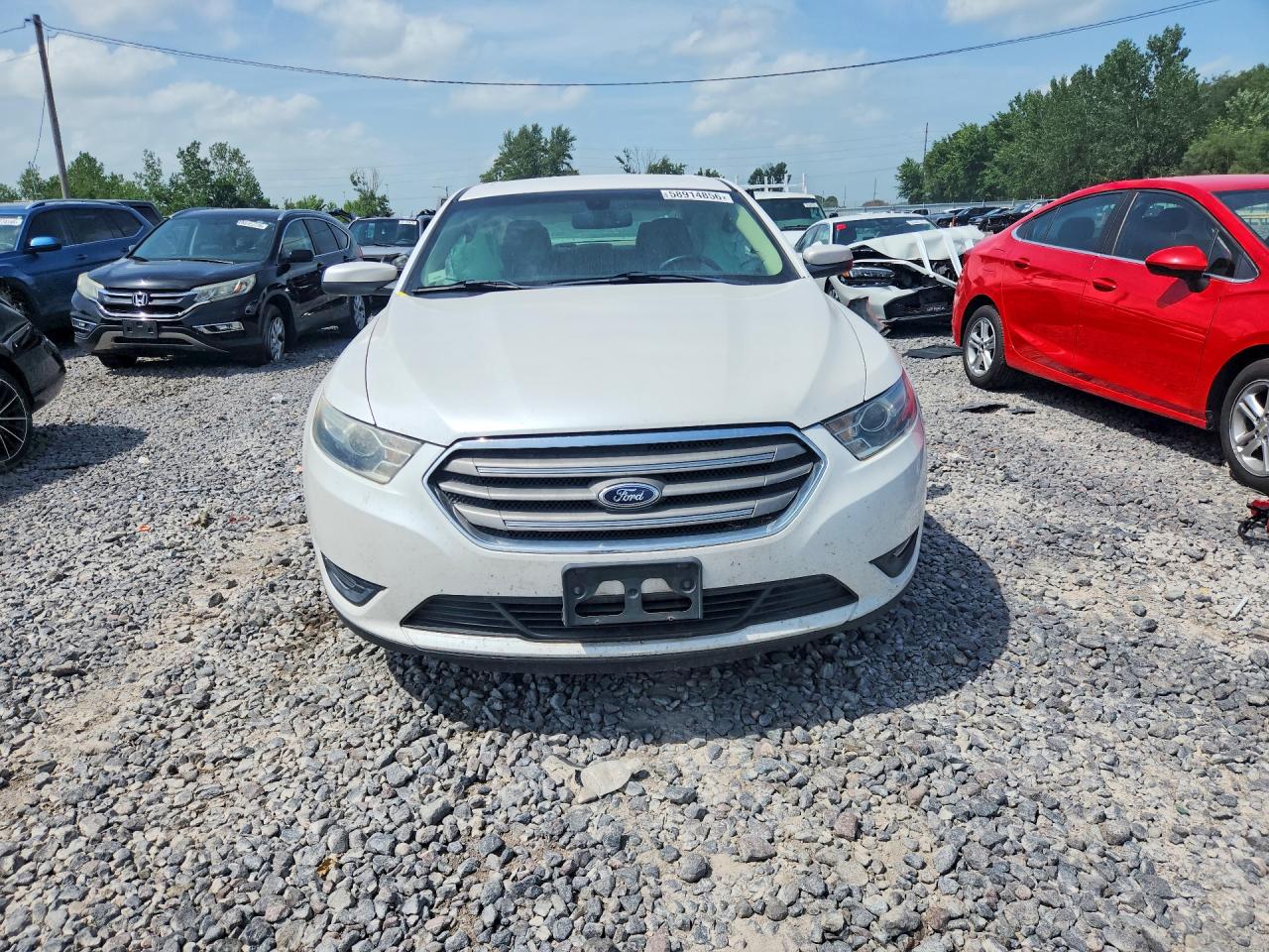 2013 Ford Taurus Sel White vin: 1FAHP2E89DG147672