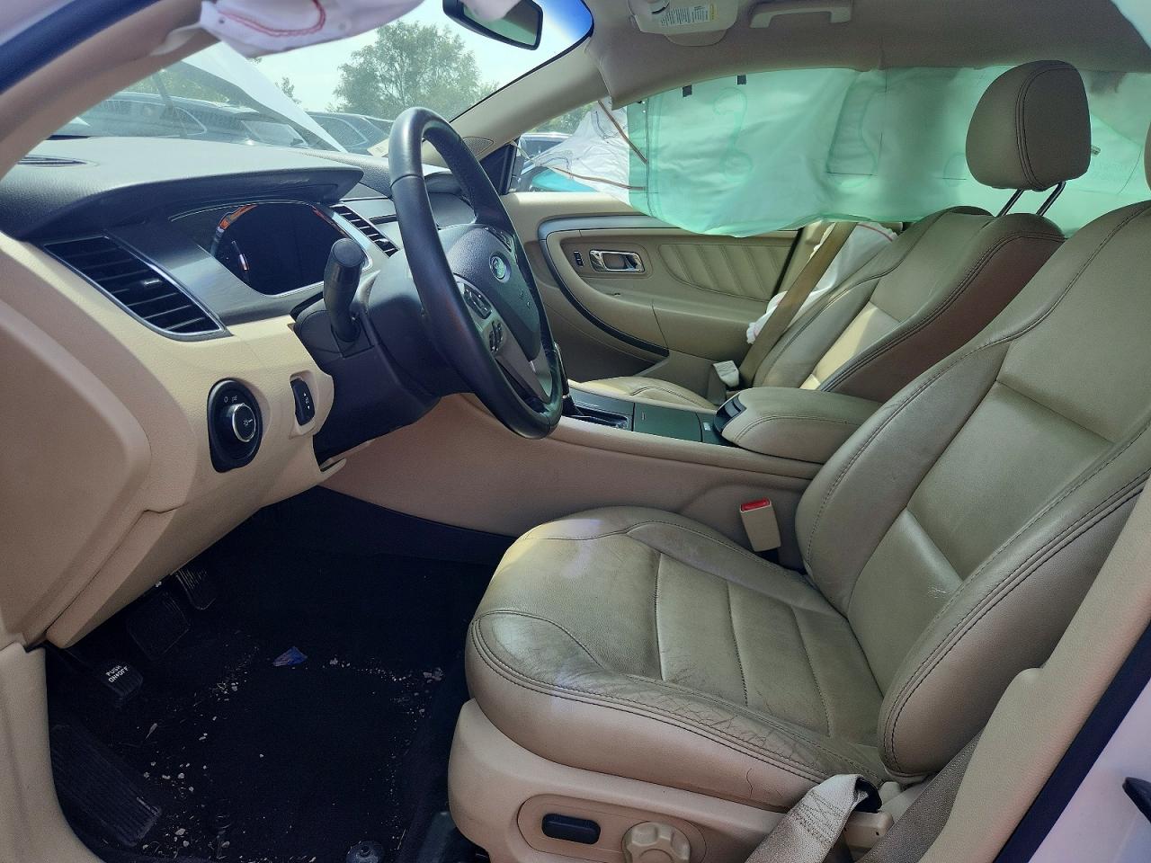 2013 Ford Taurus Sel White vin: 1FAHP2E89DG147672