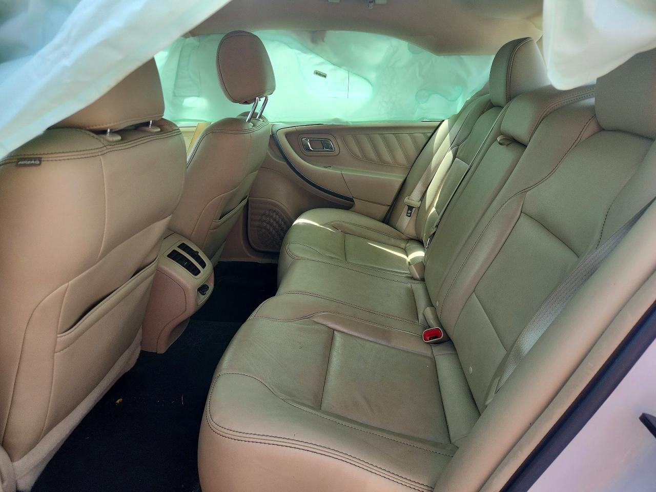 2013 Ford Taurus Sel White vin: 1FAHP2E89DG147672