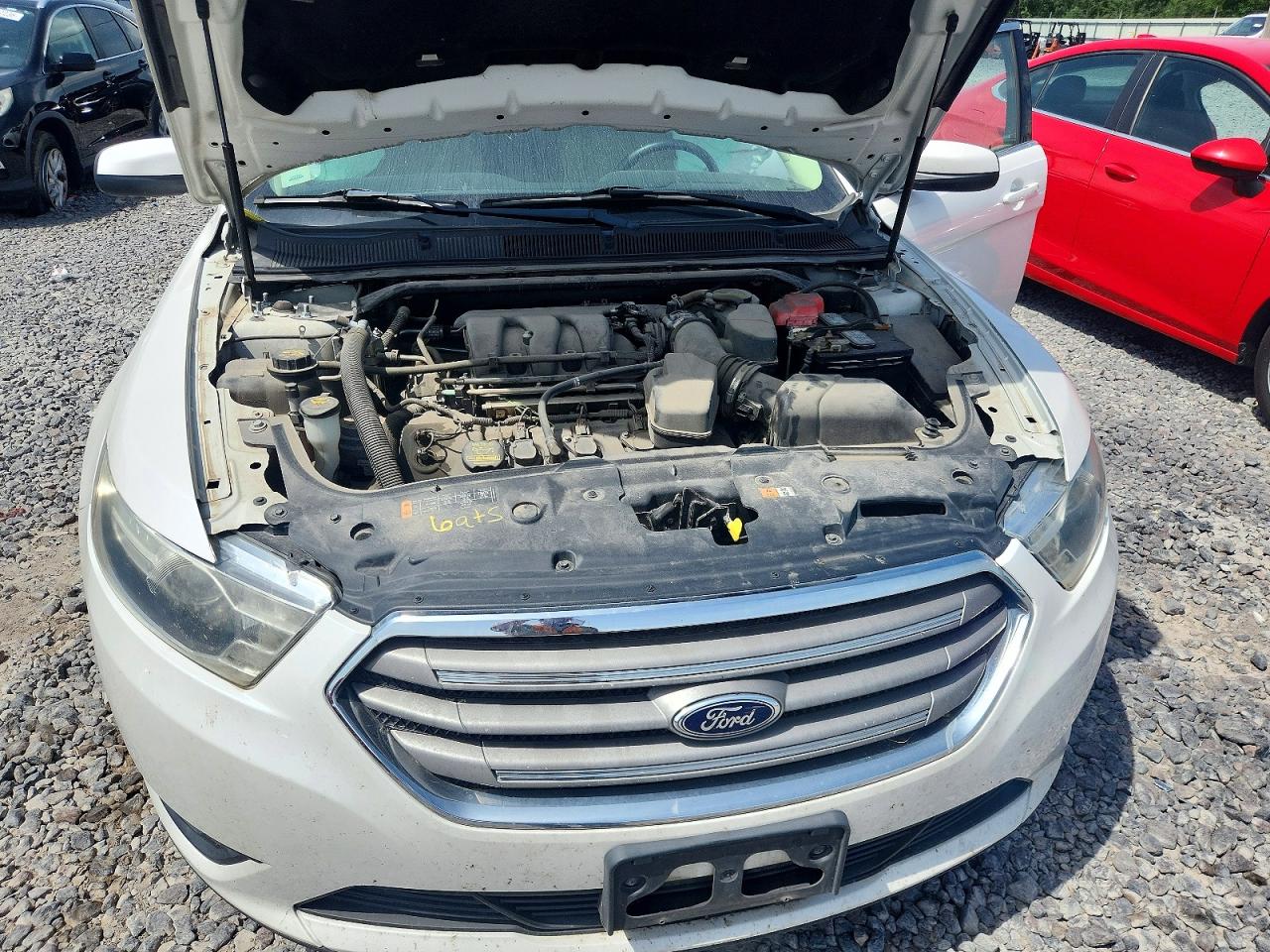 2013 Ford Taurus Sel White vin: 1FAHP2E89DG147672