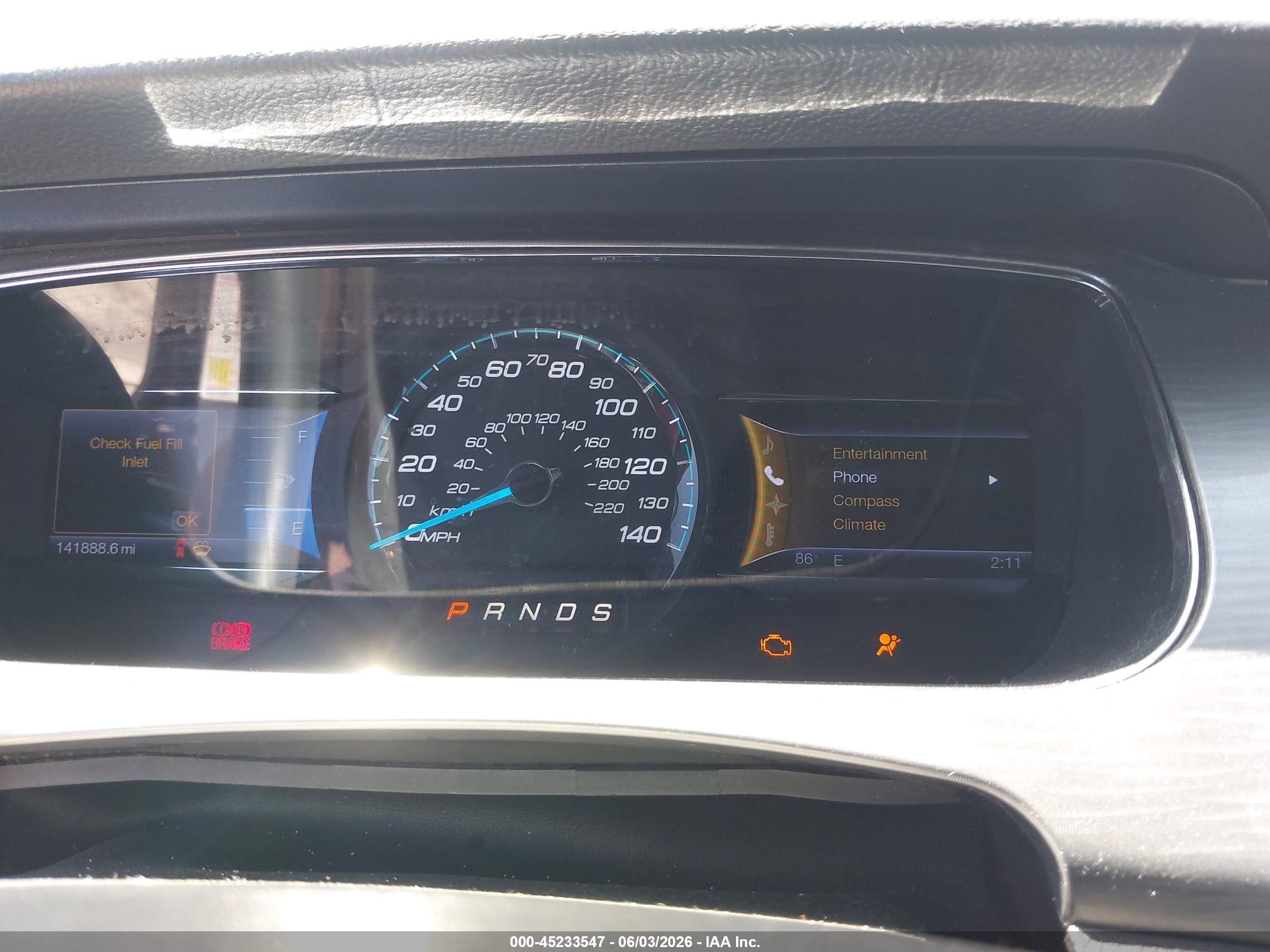 2013 Ford Taurus Sel Серый vin: 1FAHP2E89DG165640